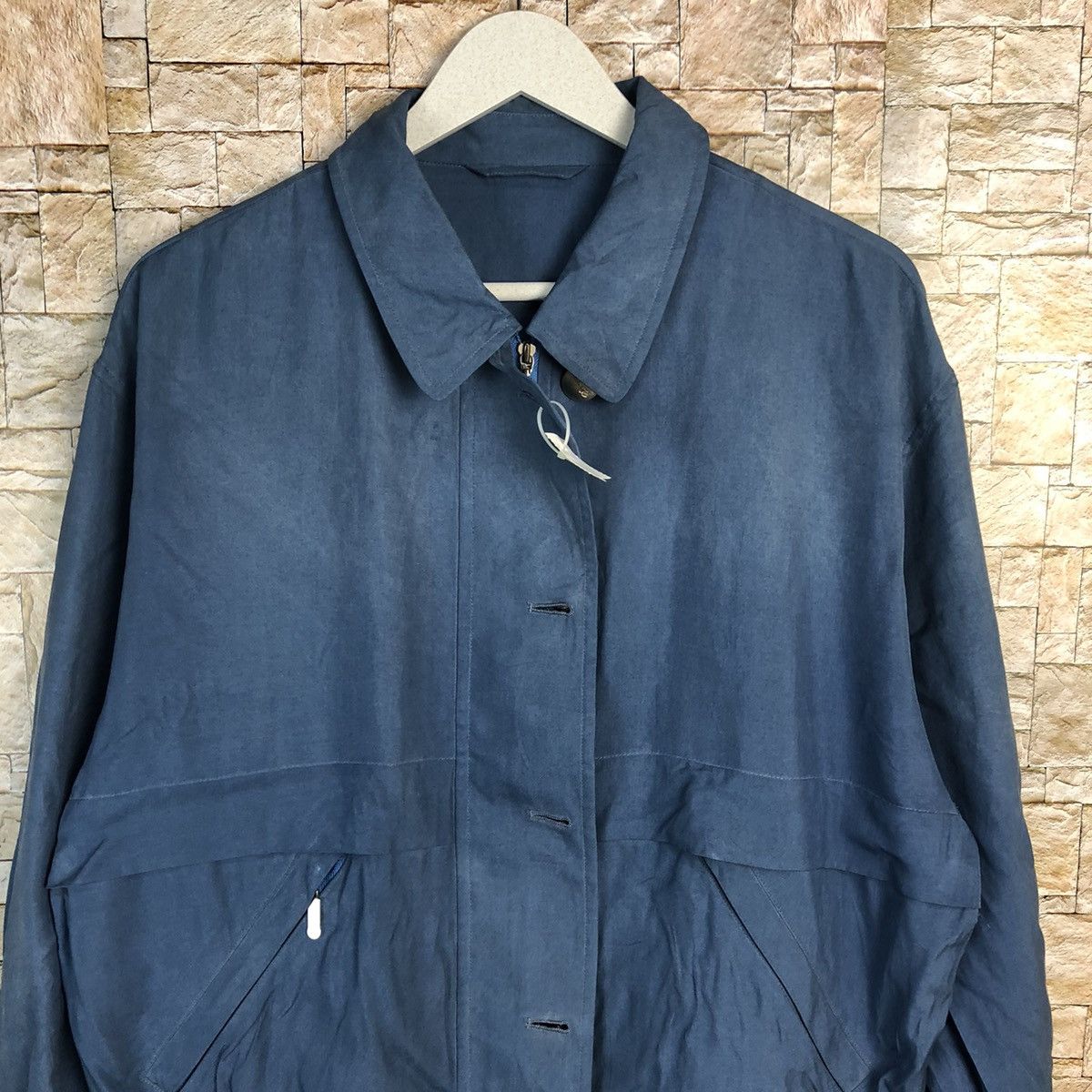 Burberry Burberrys vintage Blue light jacket windbreaker #A283 Size US L / EU 52-54 / 3 - 5 Thumbnail