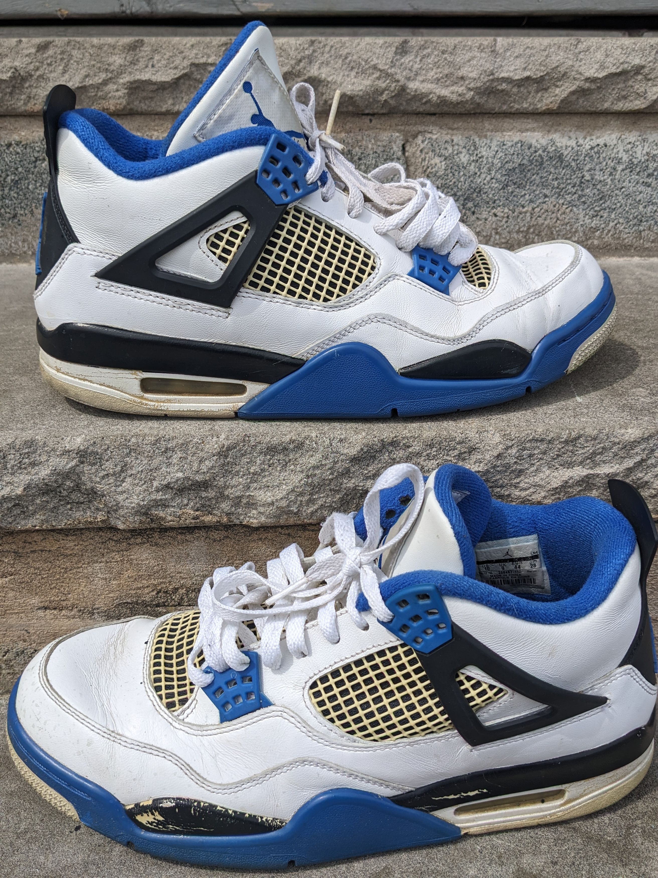 Designer × Nike Nike Air Jordan 4 Retro Motorsports 10 308497-117 2017 Size US 10 / EU 43 - 1 Thumbnail