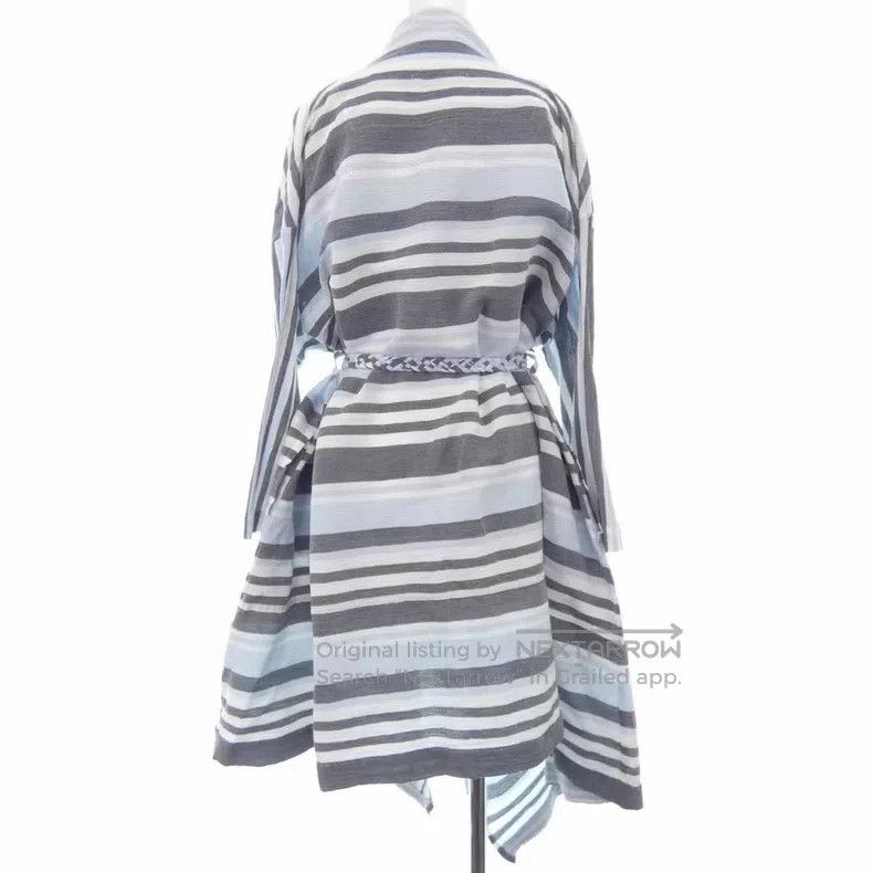 Issey Miyake Issey Miyake Stripe Knot Shirt Dress Size M / US 6-8 / IT 42-44 - 2 Thumbnail