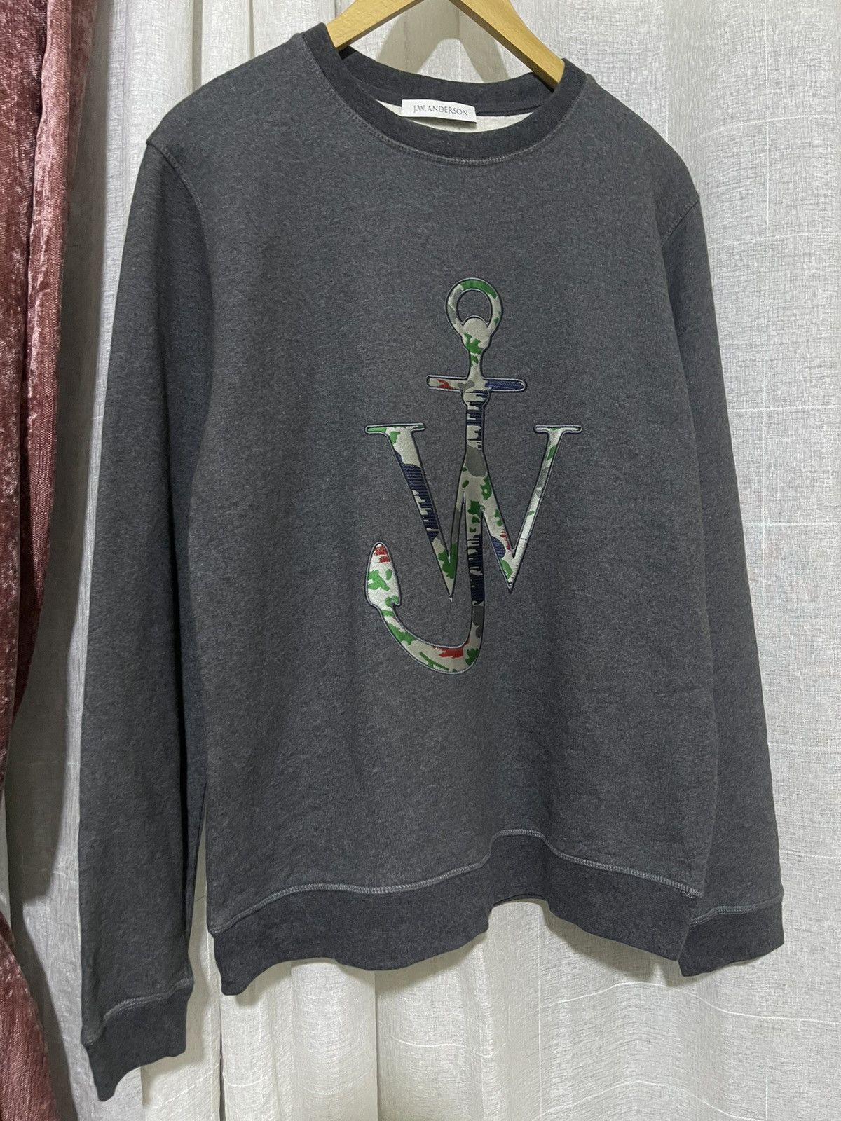JW Anderson JW Anderson Mens Jacquard Embroidered Logo Sweatshirt Medium Size US M / EU 48-50 / 2 - 3 Thumbnail