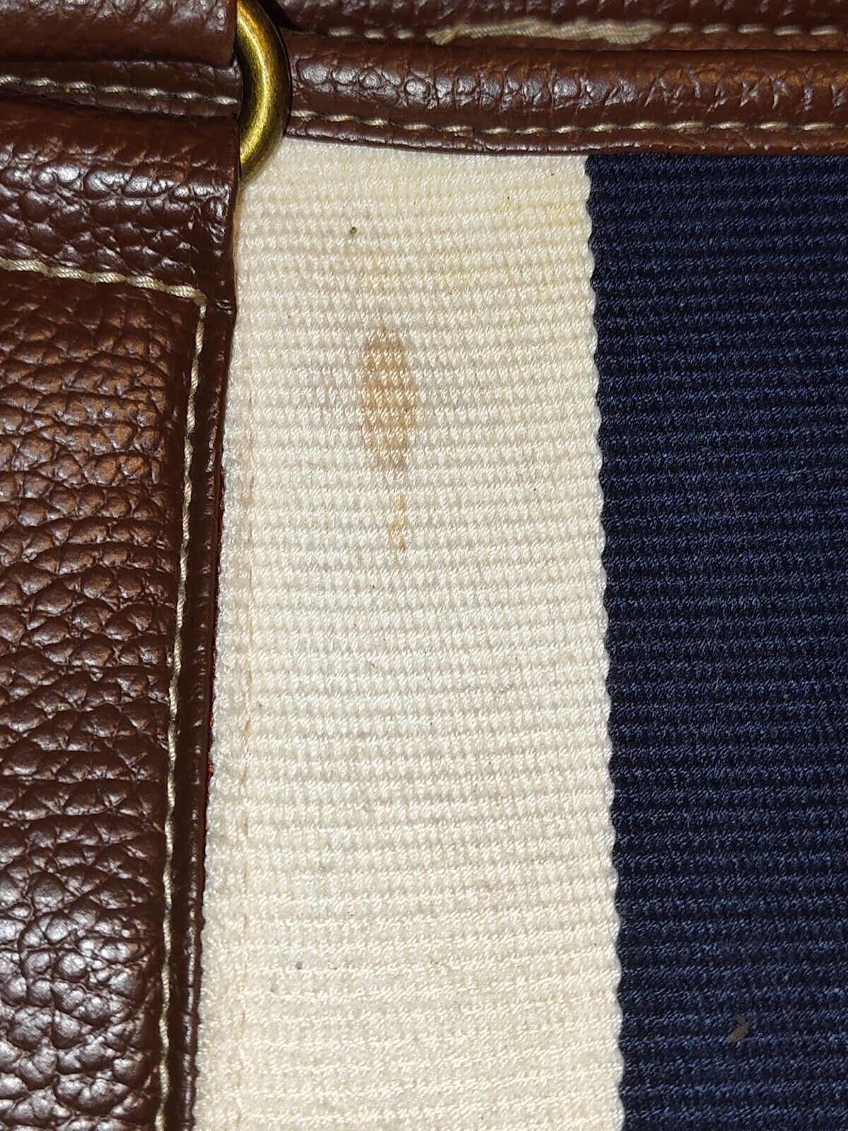 Tommy Hilfiger Tommy Hilfiger Bag Leather Trim Double Handle Tote Handbag Size ONE SIZE - 12 Thumbnail