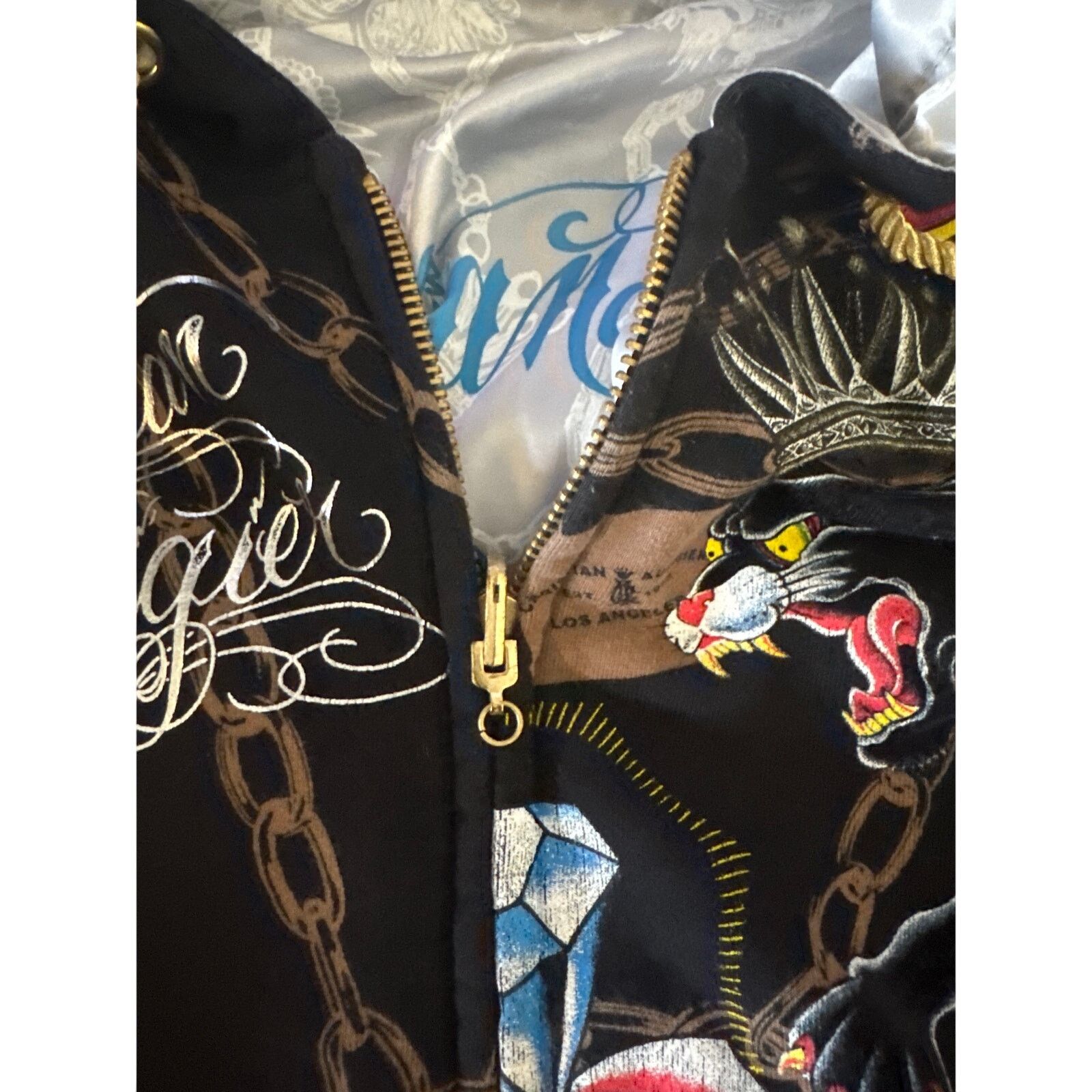 Christian Audigier Christian Audigier reversible tattoo graphics hoodie L Size US L / EU 52-54 / 3 - 2 Thumbnail
