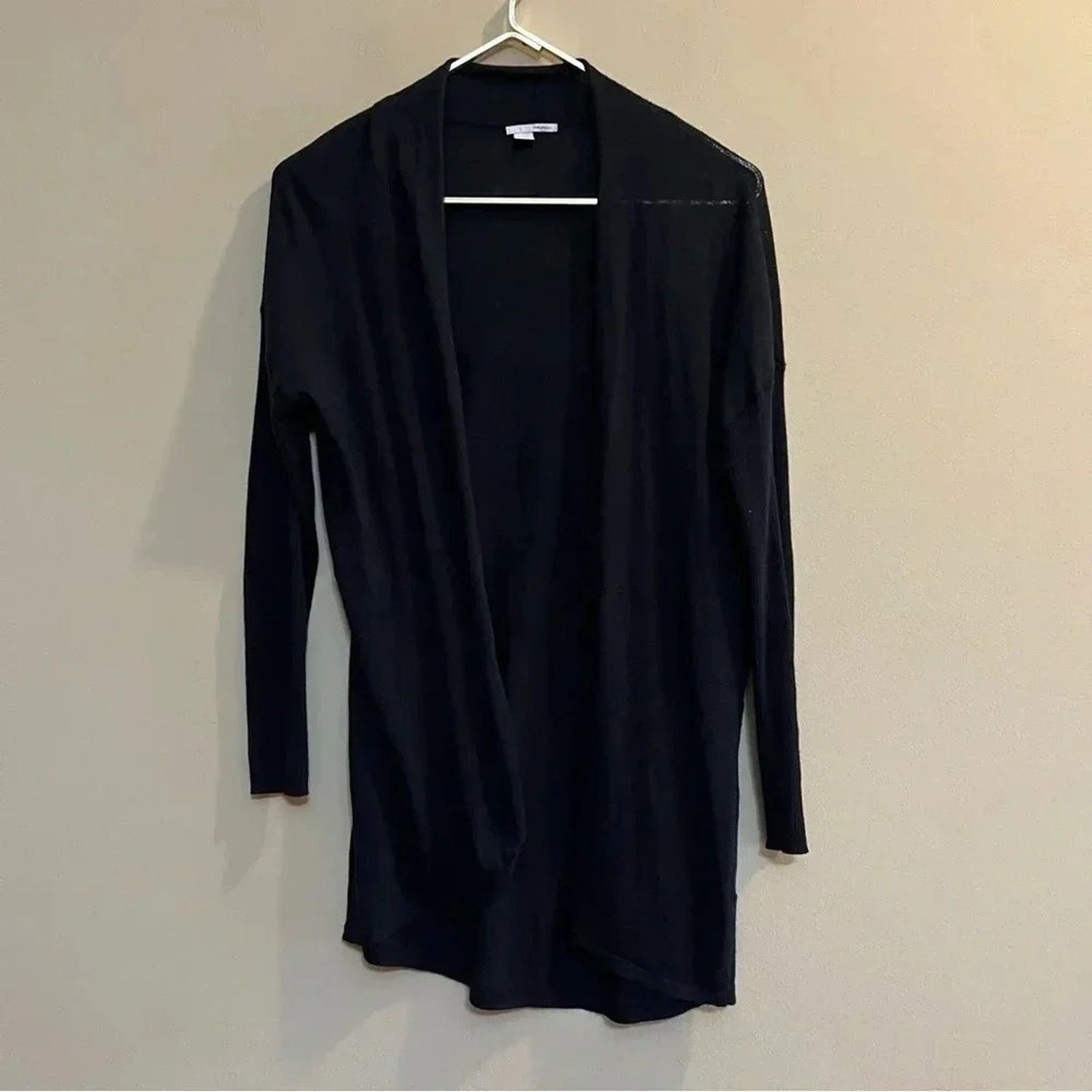 Other Halogen Lightweight Cardigan Long Sleeve Solid Black Size XS Size XS / US 0-2 / IT 36-38 - 1 Thumbnail