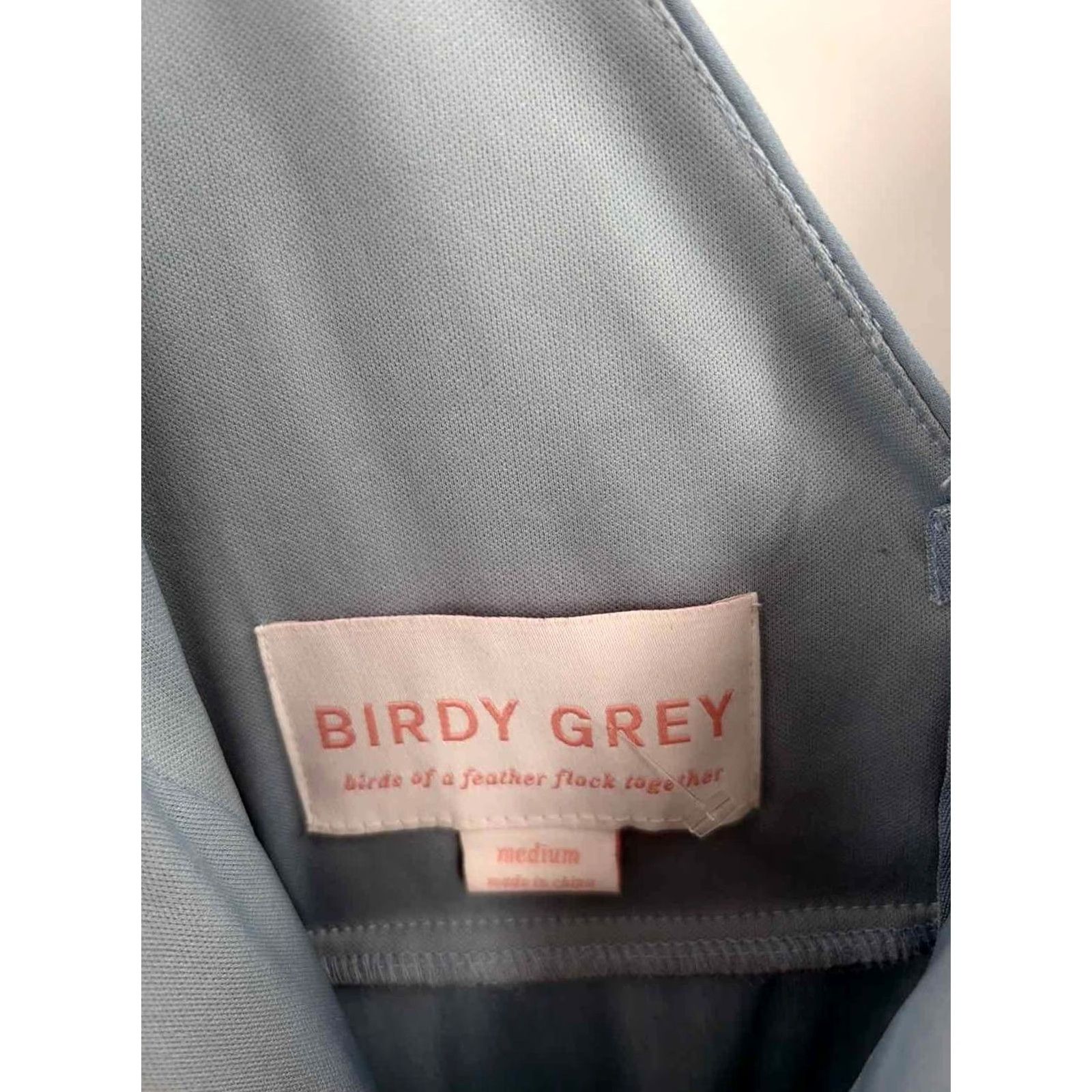 Vintage Pre-Owned Birdy Grey Blue Size Medium Maxi Evening Gown Size M / US 6-8 / IT 42-44 - 6 Thumbnail