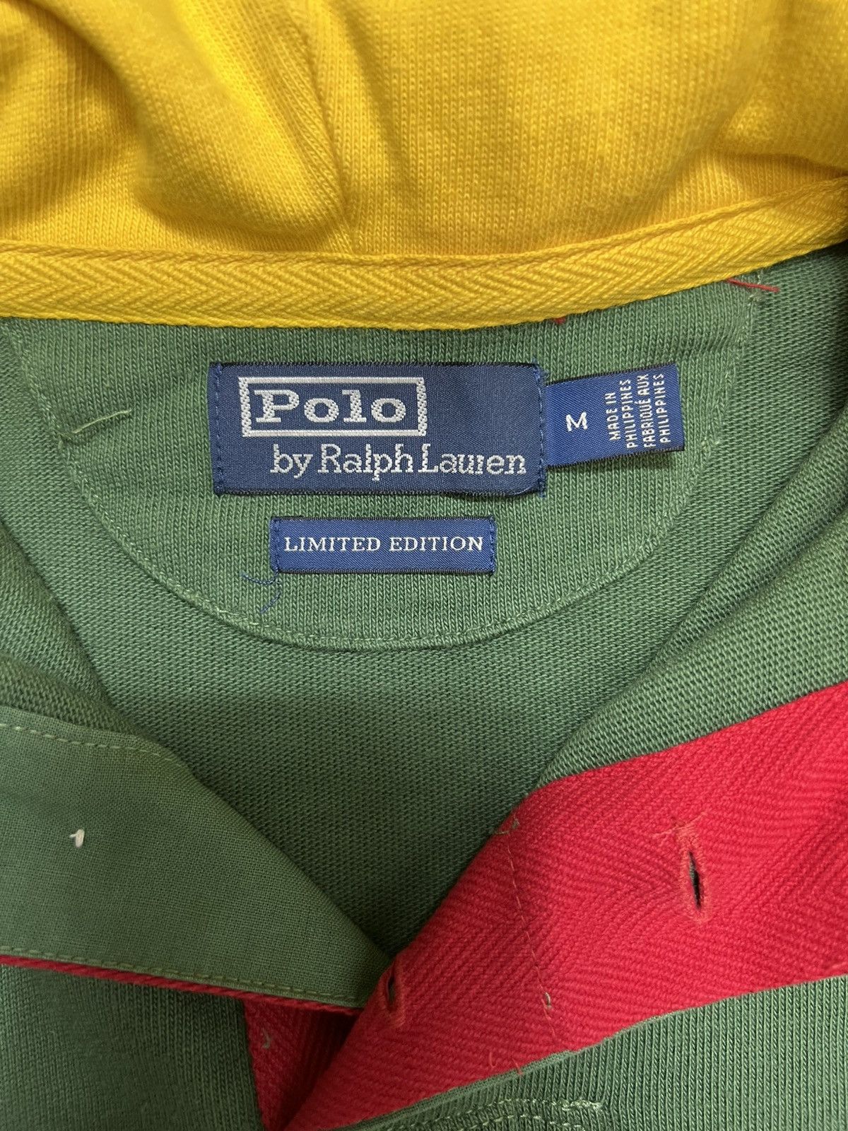 Polo Ralph Lauren Polo Ralph Lauren - ‘Snow Beach’ Hooded Rugby 1993 Pullover Size US M / EU 48-50 / 2 - 10 Thumbnail