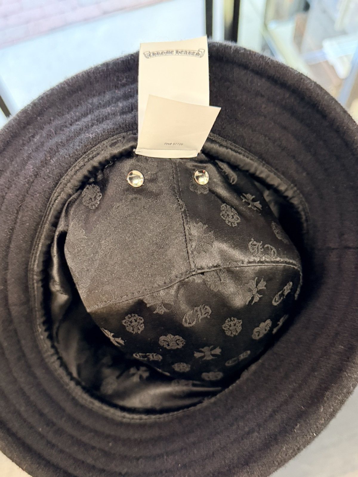 Chrome Hearts Cashmere chrome hearts bucket hat Size ONE SIZE - 8 Thumbnail