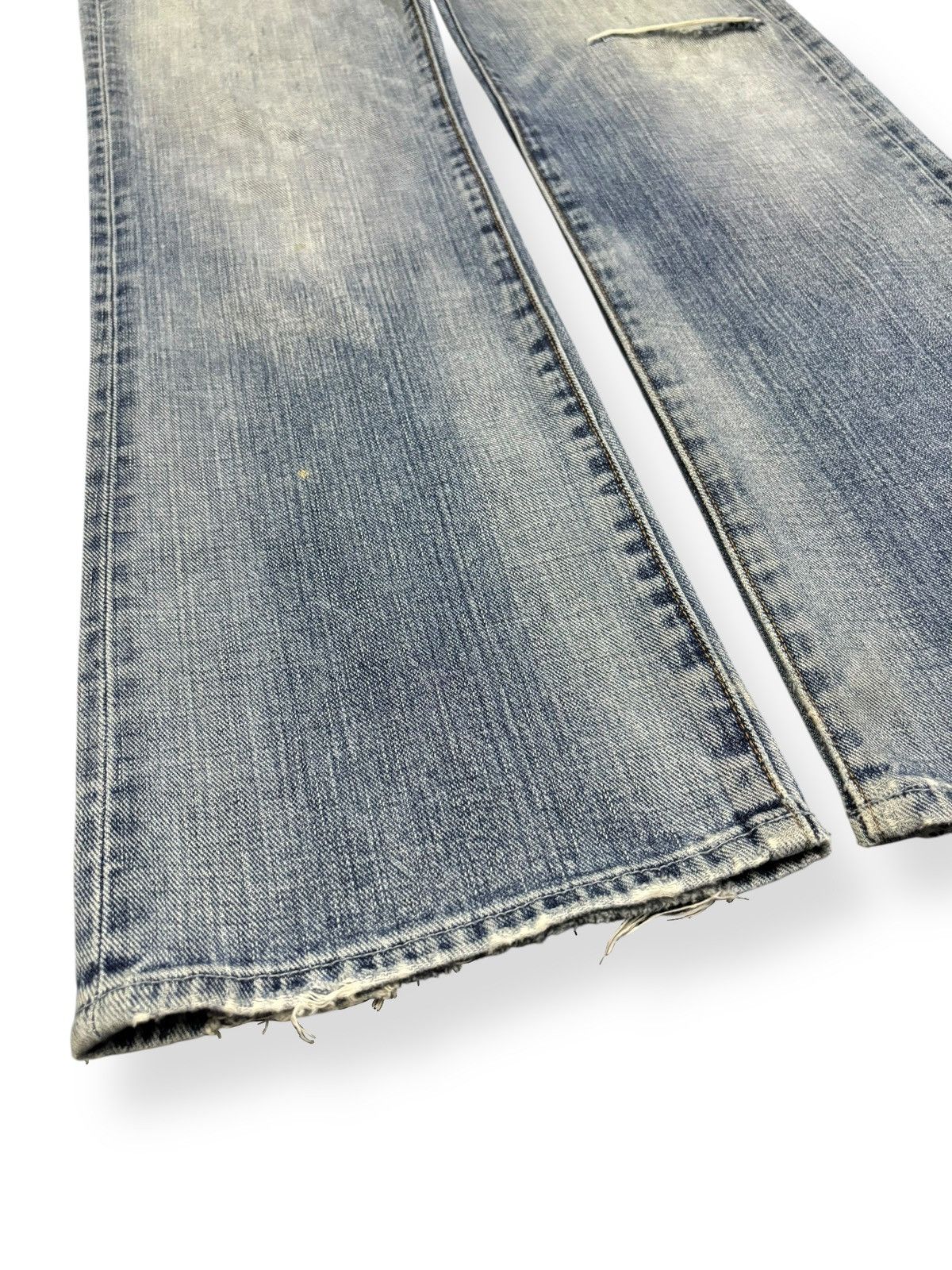 Balenciaga × Gap × Yeezy Vintage Gap 1969 Faded Slim Bootcut Distressed Grunge Jeans Size US 30 / EU 46 - 7 Thumbnail