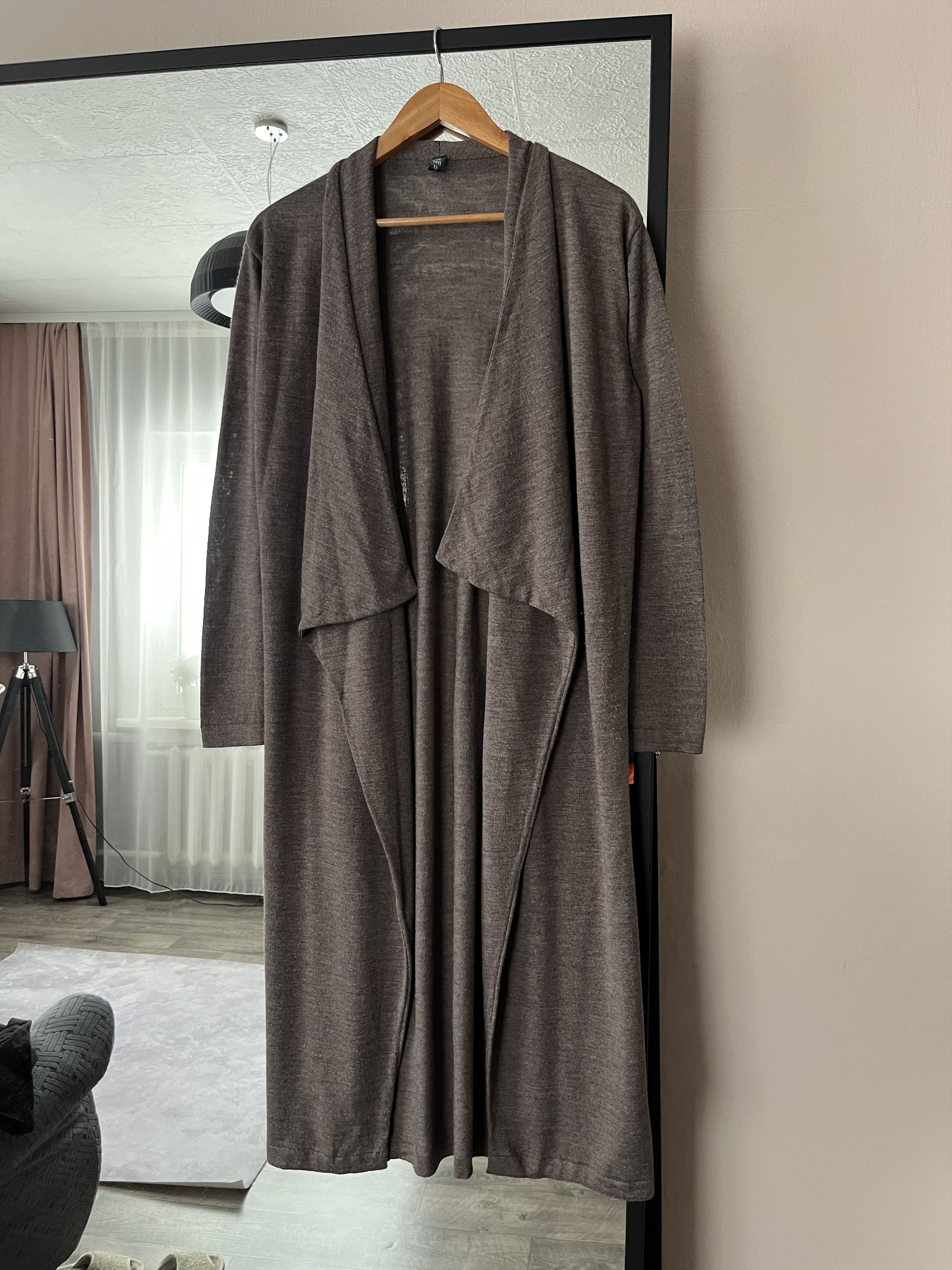 Eleventy Eleventy Merino Wool Silk Cardigan Sweater Long Open Front Size S / US 4 / IT 40 - 1 Thumbnail