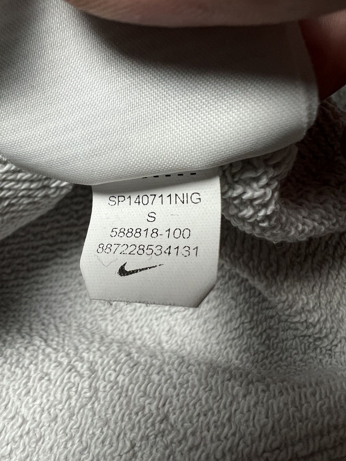 Nike Zip-Up Hoodie Nike Vintage center logo swoosh Travis Style Size US S / EU 44-46 / 1 - 15 Thumbnail