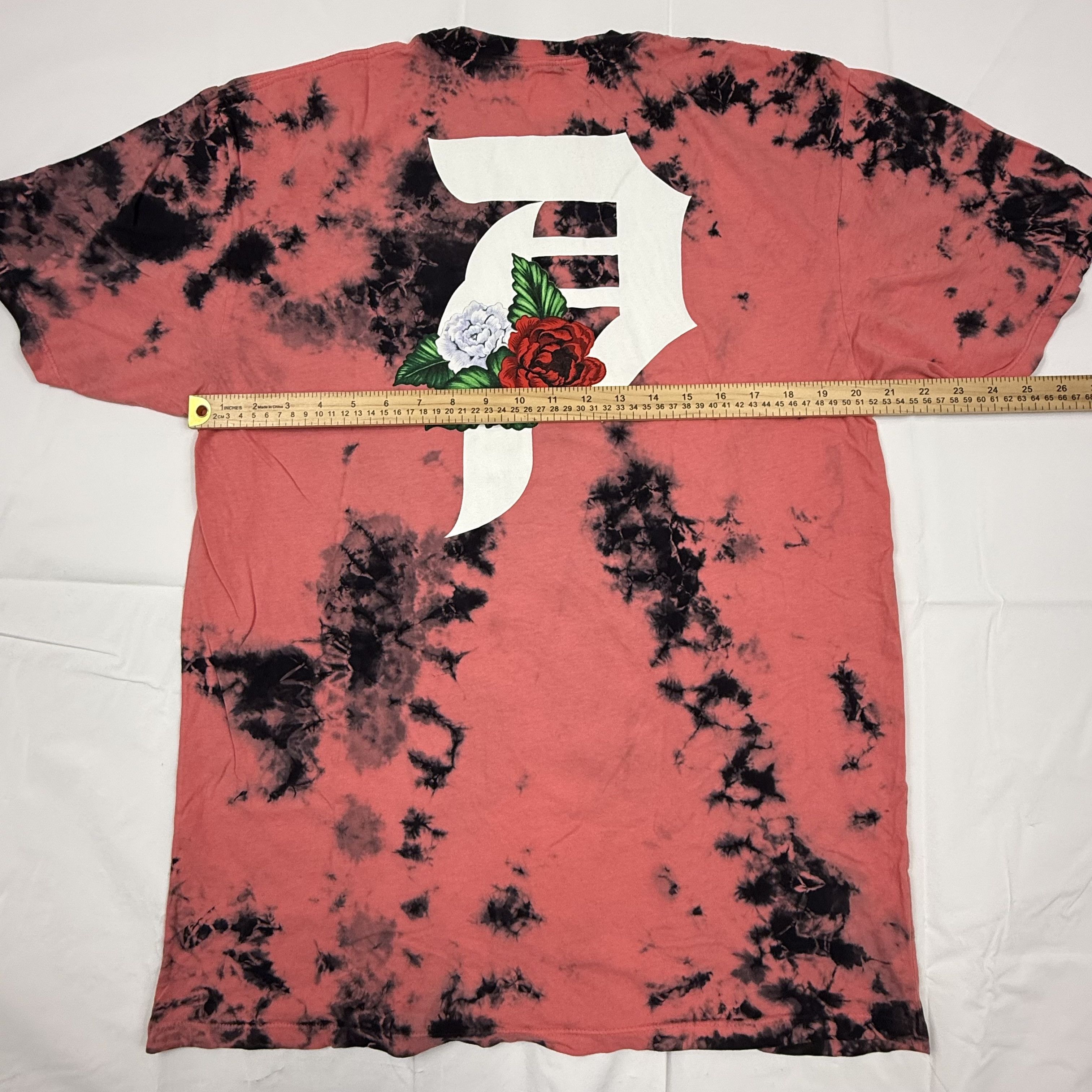 Primitive Primitive Skateboarding Mens Tie Dye Rose P Logo T-Shirt L Size US L / EU 52-54 / 3 - 4 Thumbnail