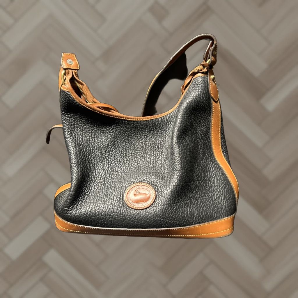 Dooney & Bourke Dooney Bourke Vintage Boho Crescent Pebbled Leather Purse Size ONE SIZE - 1 Thumbnail