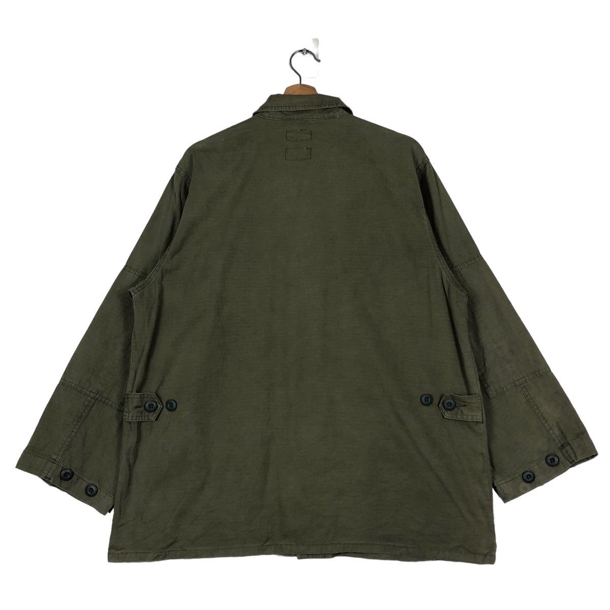 Toyo Enterprises Vintage Caego Jacket Military Rip Stop Poplin Multi Pockets Size US M / EU 48-50 / 2 - 8 Thumbnail