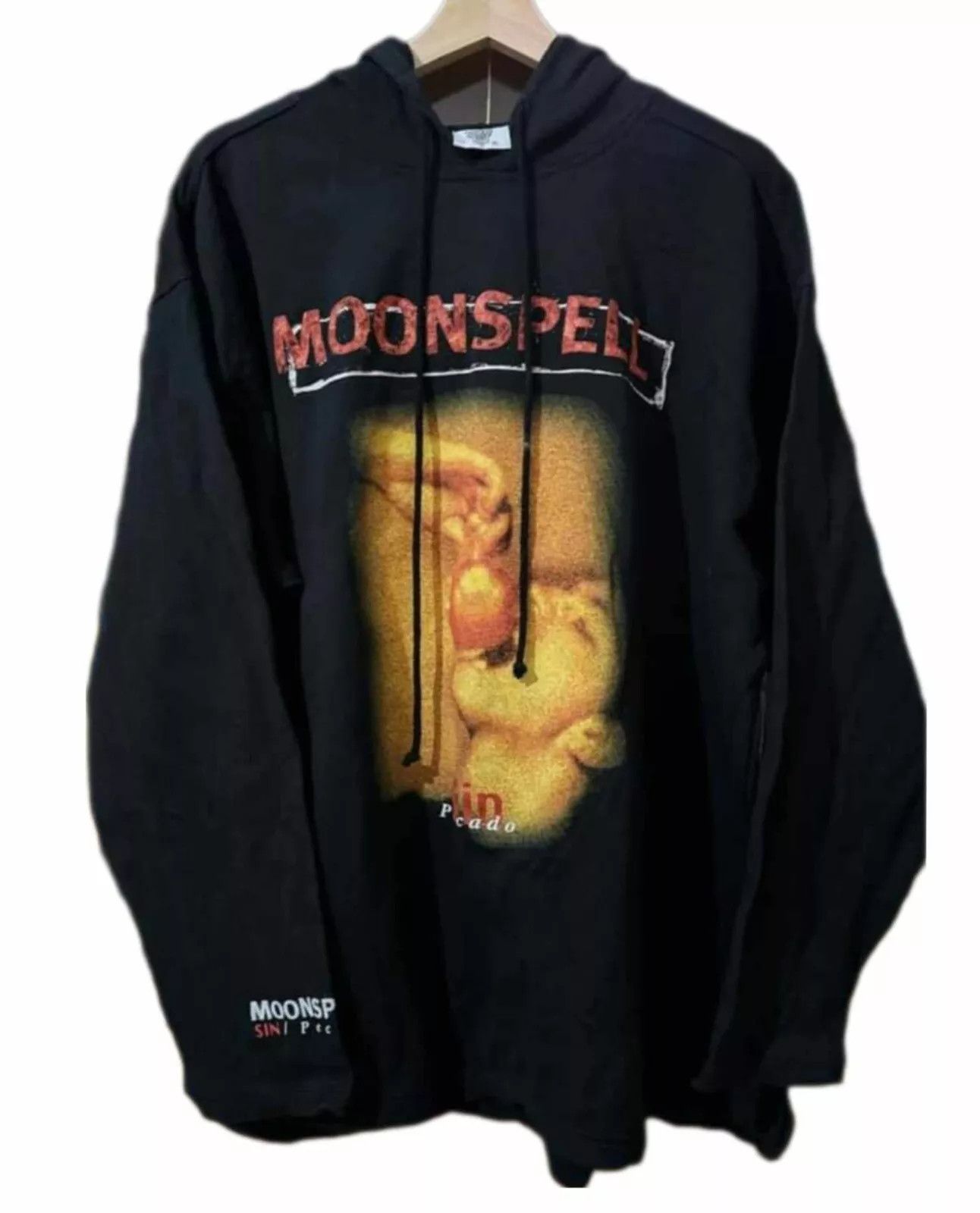 Band Tees × Vintage MONSPELL Hoodie1998 Vintage Sin Pecado XL - Gotich Metal Size US XL / EU 56 / 4 - 1 Thumbnail