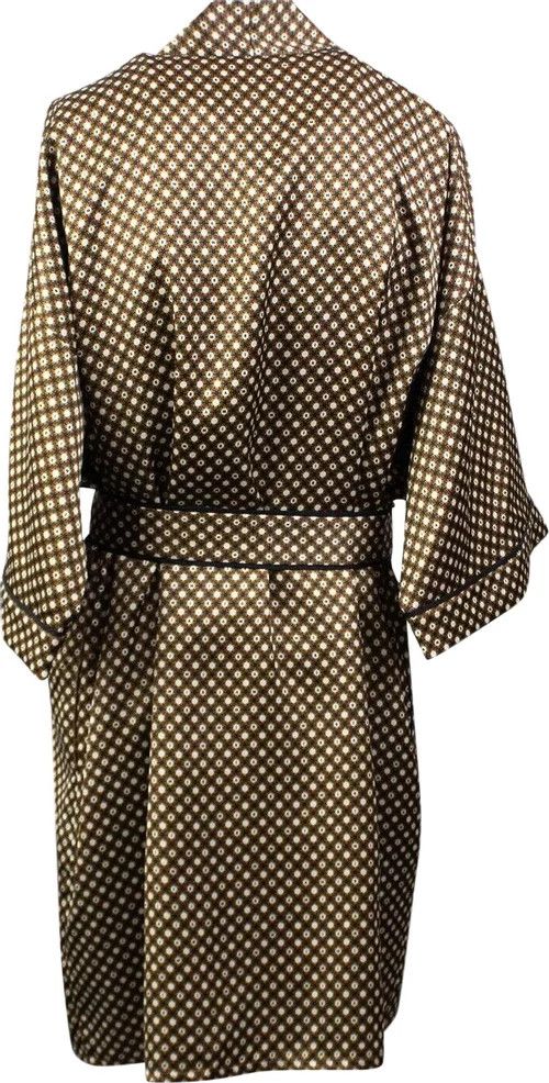 Amiri o1gr1nt1024 Poker Chip Pajama Robe in Tan Size US XL / EU 56 / 4 - 2 Thumbnail