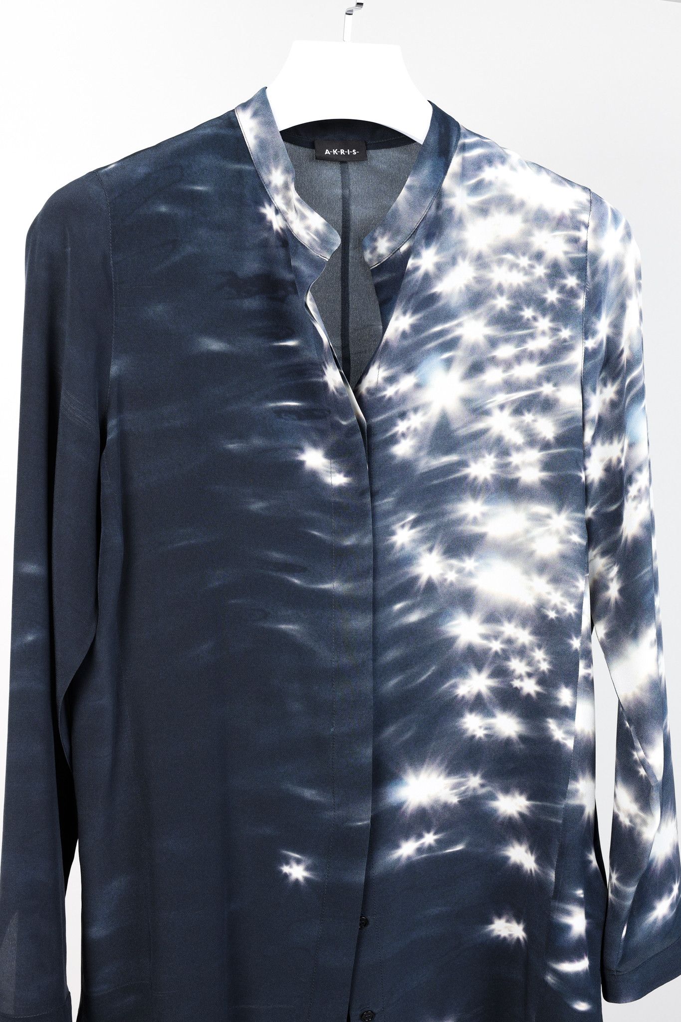 Akris Akris Water Reflection Silk Blouse Size L / US 10 / IT 46 - 3 Thumbnail