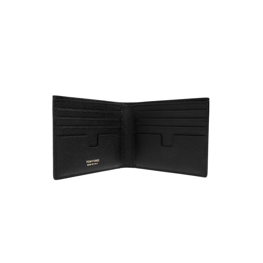 Tom Ford TOM FORD Black Folded Leather Wallet New & Authentic Size ONE SIZE - 2 Thumbnail