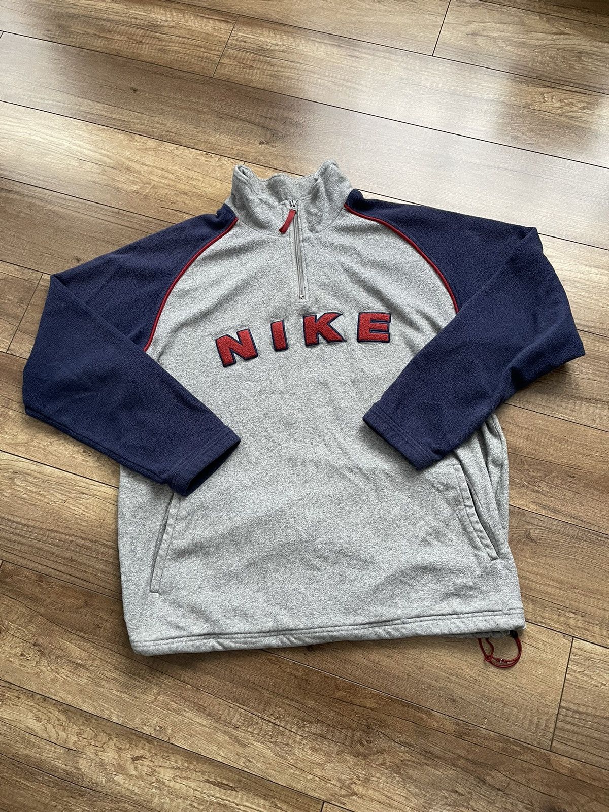 Vintage Nike Vintage Fleece Teddy Sweatshirt Jacket 90s Size US XL / EU 56 / 4 - 1 Thumbnail