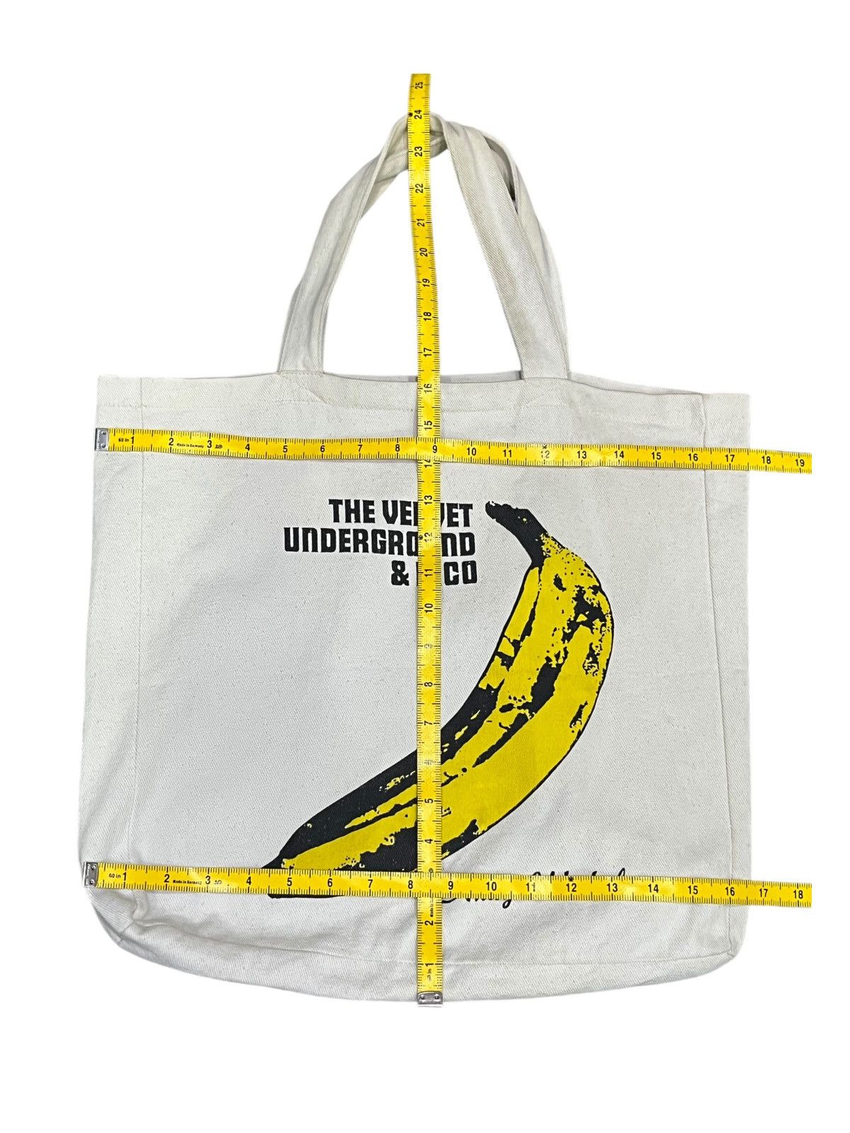 Andy Warhol 🍌 ANDY WARHOL ICONIC THE VELVET UNDERGROUND & NICO TOTE BAG Size ONE SIZE - 4 Thumbnail