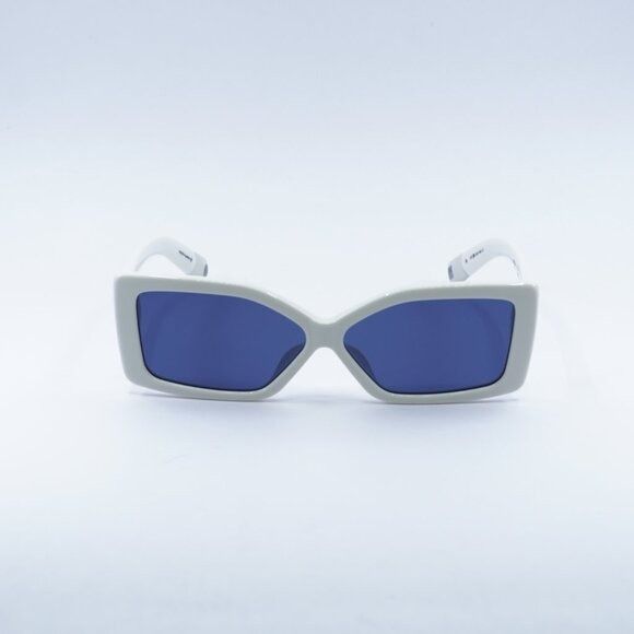 Jacquemus Jacquemus SPIAGGIA JAC/41 C3 Sunglasses White Geometric Size ONE SIZE - 3 Thumbnail