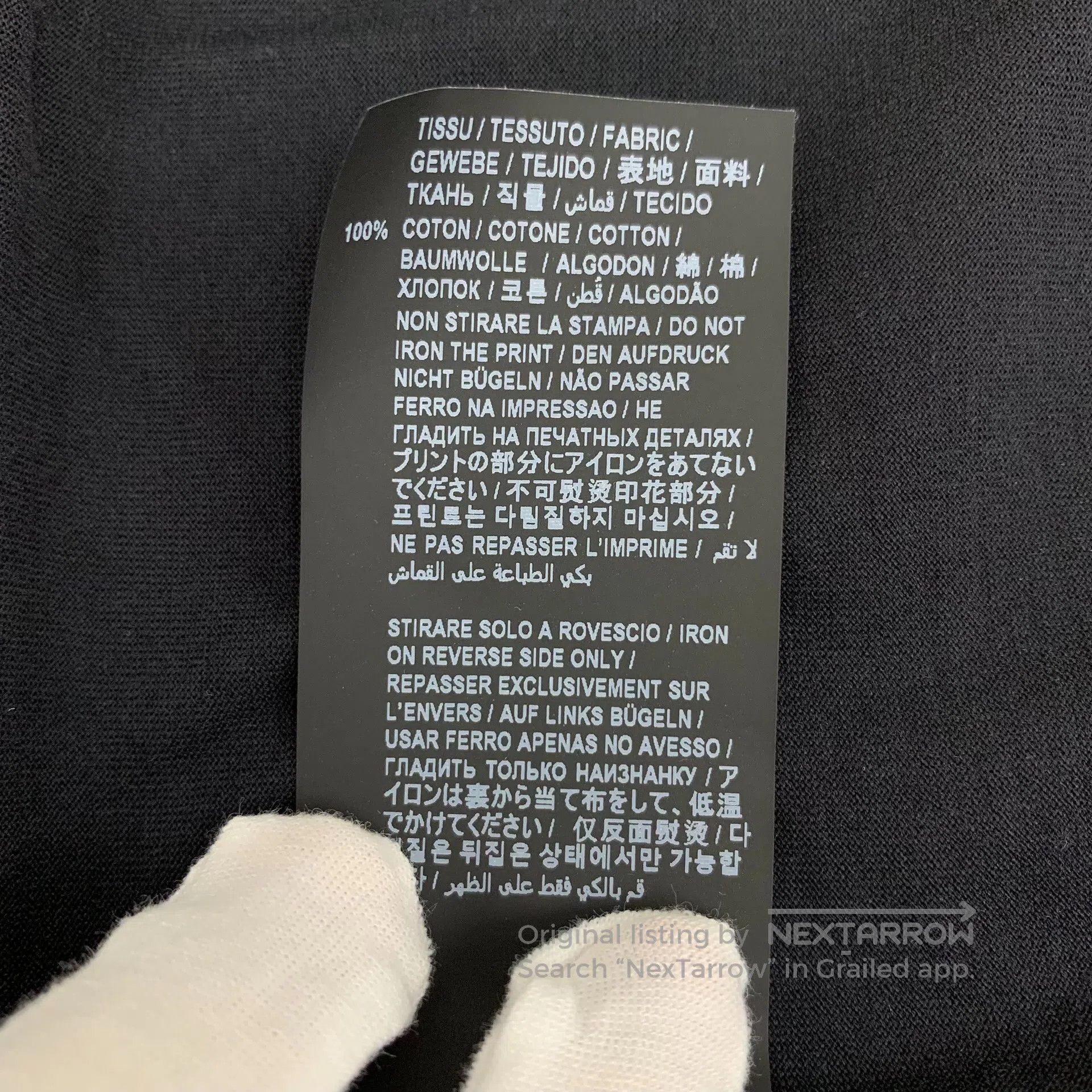 Saint Laurent Paris Saint Laurent Paris Black logo letter print cotton round n Size US S / EU 44-46 / 1 - 7 Thumbnail