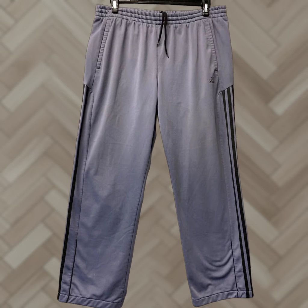 Adidas VINTAGE Adidas Sweatpants Mens Large Gray Joggers Running / 116-14 Adult Large Gray Adidas Sweatpants Men’s Classic Fit Size US 33 - 1 Thumbnail