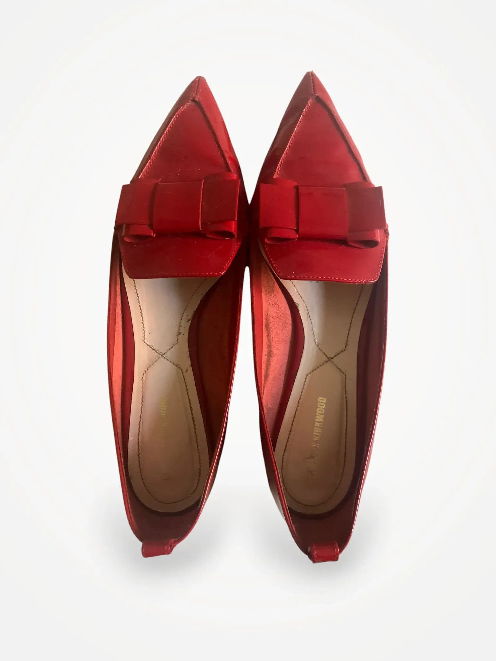 Nicholas Kirkwood Nicholas Kirkwood Red patent bow Loafers Loafers Size US 9 / IT 39 - 1 Thumbnail