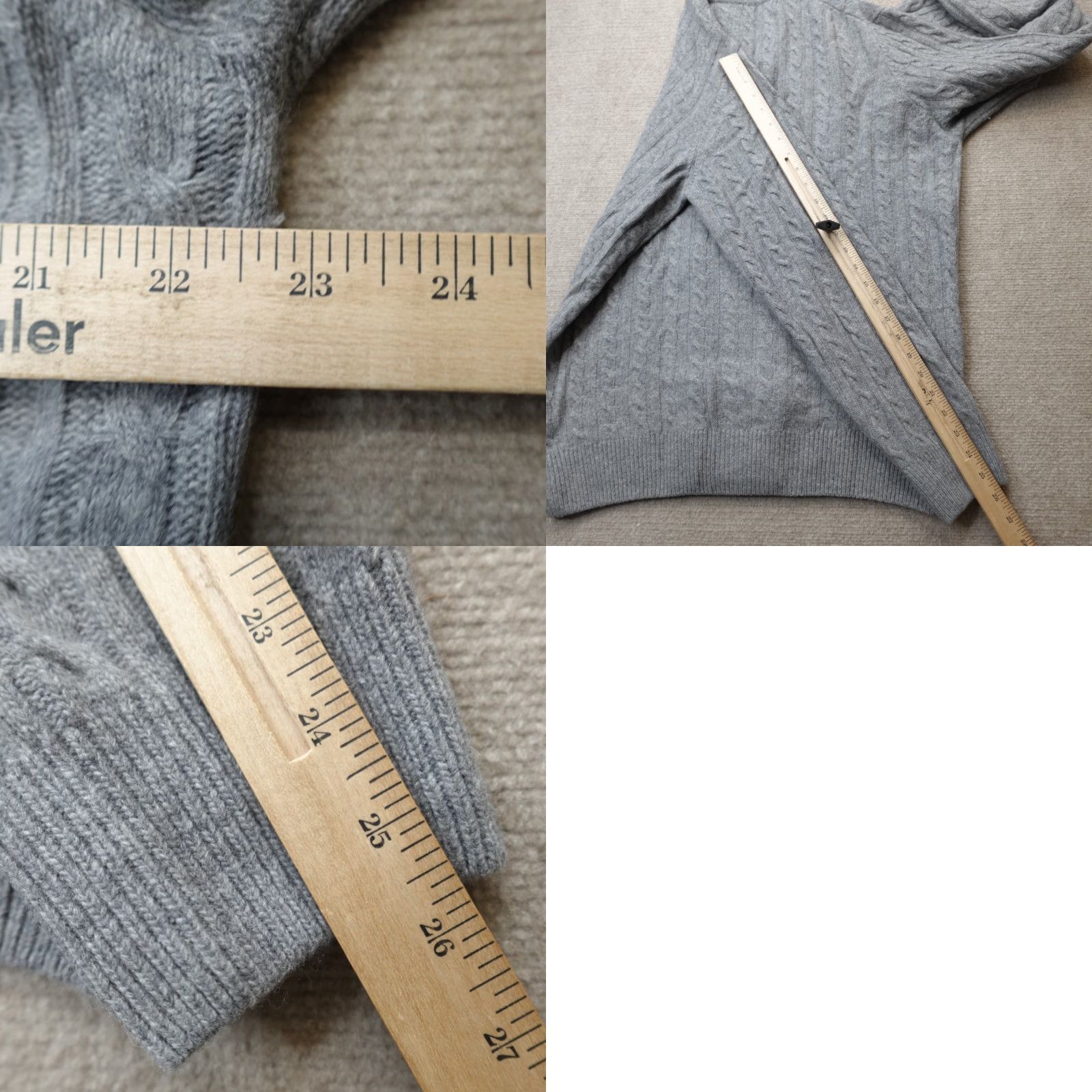 Vintage VINTAGE Lorenzo Magni Sweater XL Gray Shawl Cardigan Wool Nylon Made in Italy Mens Gray XL Cardigan Wool Nylon Geometric 80s 90s Size US XL / EU 56 / 4 - 8 Thumbnail