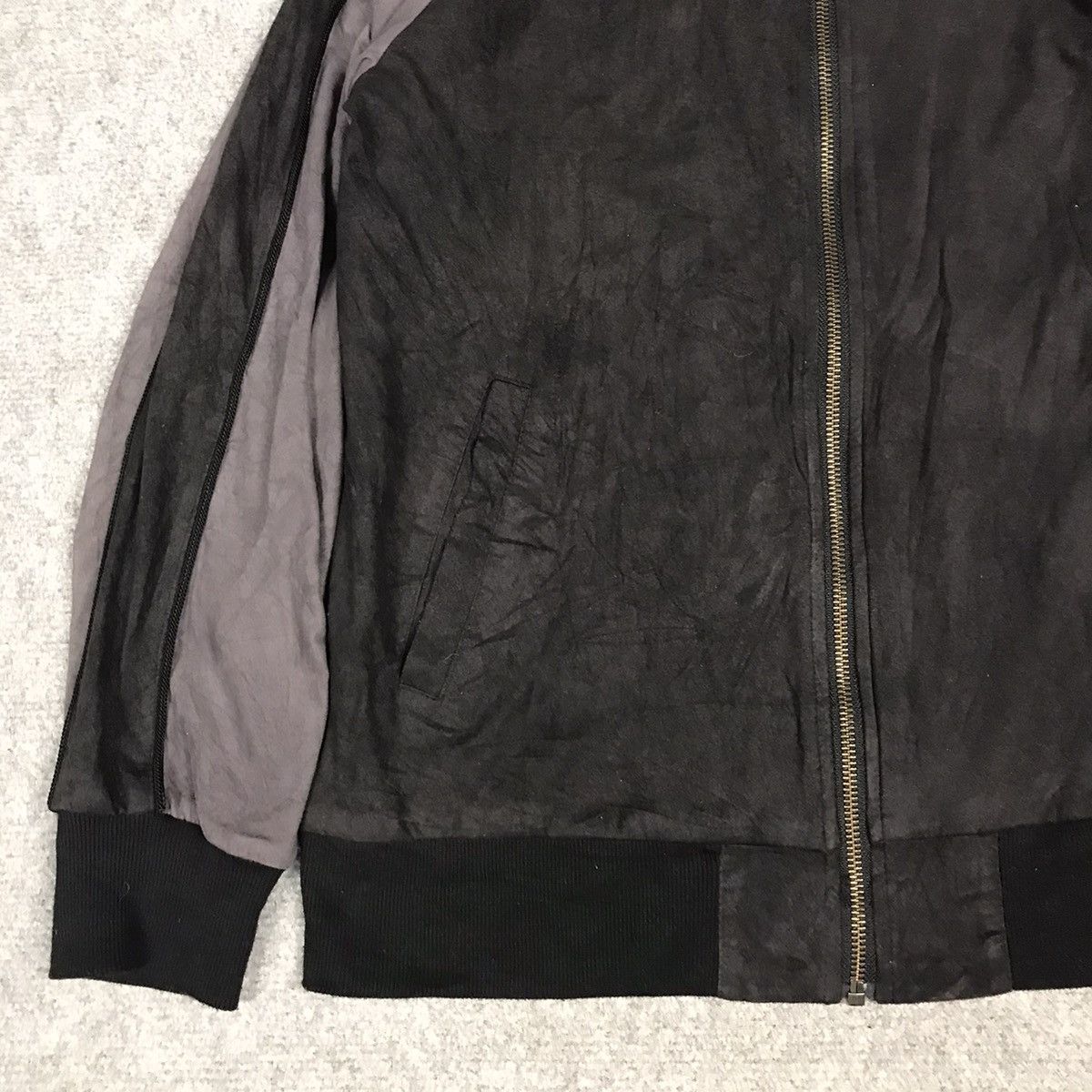 Japanese Brand × Vintage Semanticdesign Soft polyesters bomber jacket Size US M / EU 48-50 / 2 - 3 Thumbnail