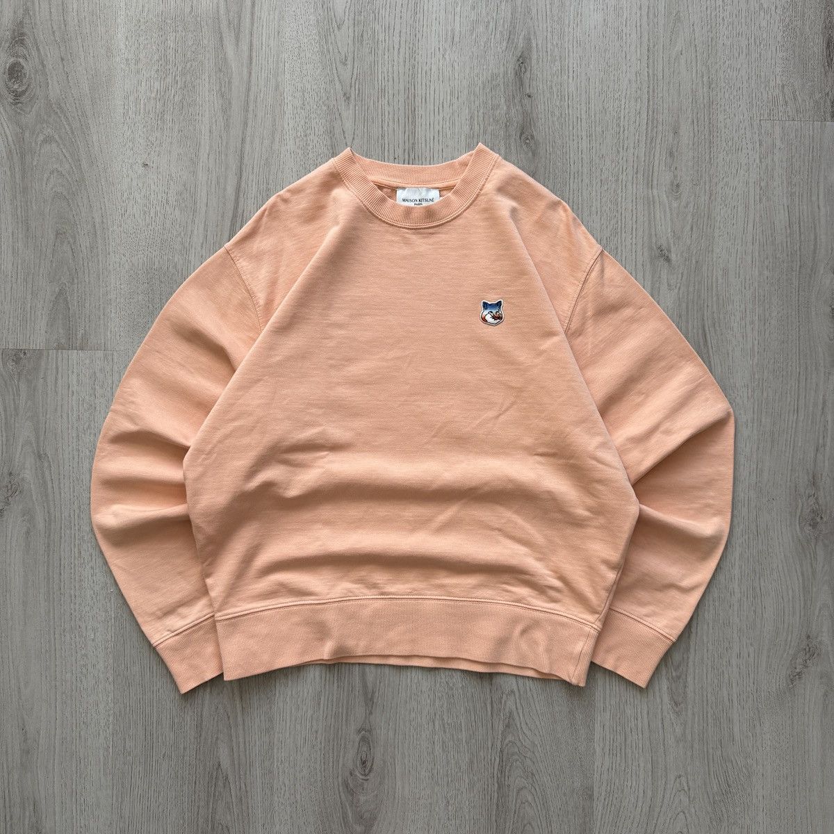 Maison Kitsune Maison Kitsuné Orange Gradient Fox Head Sweatshirt Size XS / US 0-2 / IT 36-38 - 1 Thumbnail