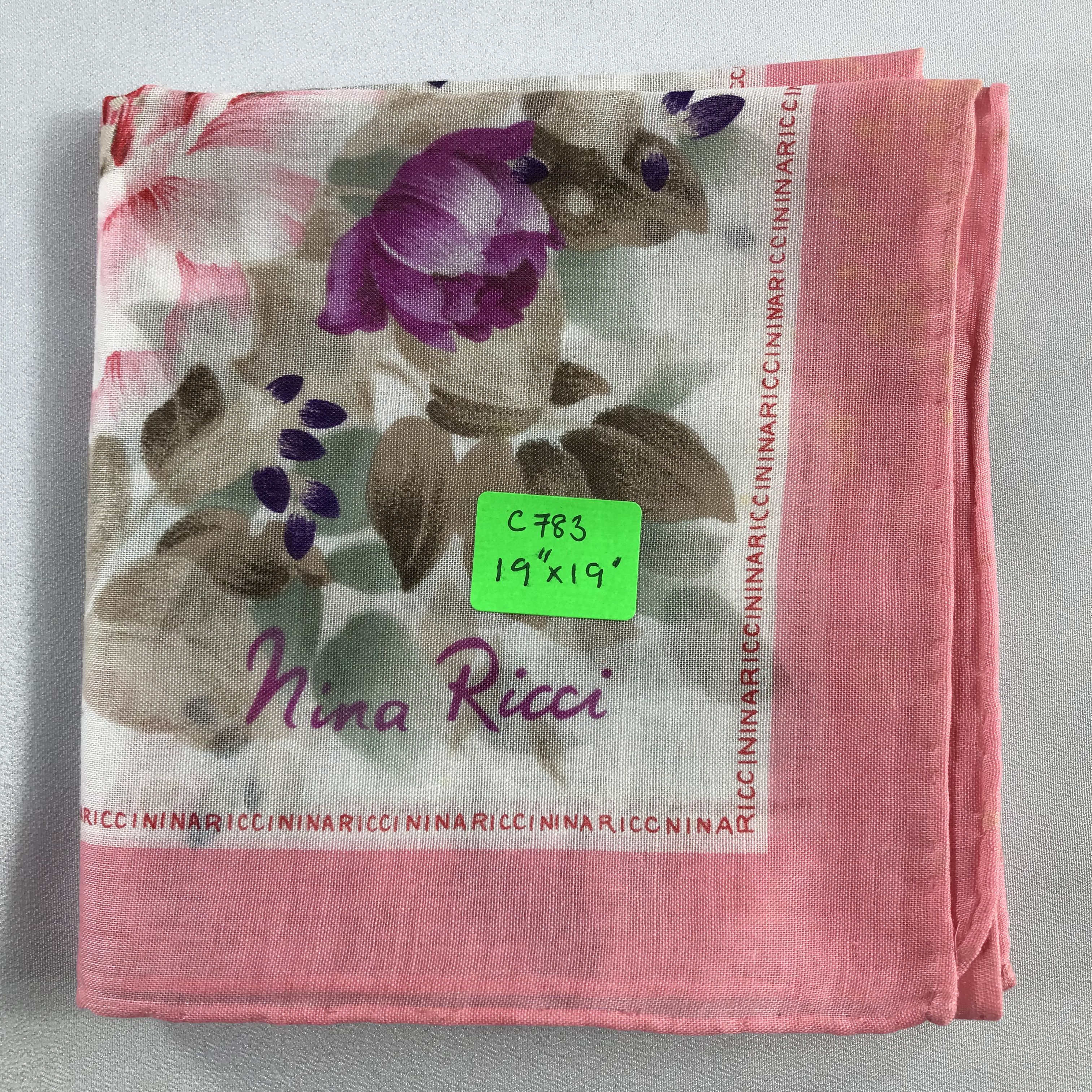 Nina Ricci Nina Ricci Handkerchief / Bandana / Neckerchief C783 Size ONE SIZE - 7 Thumbnail