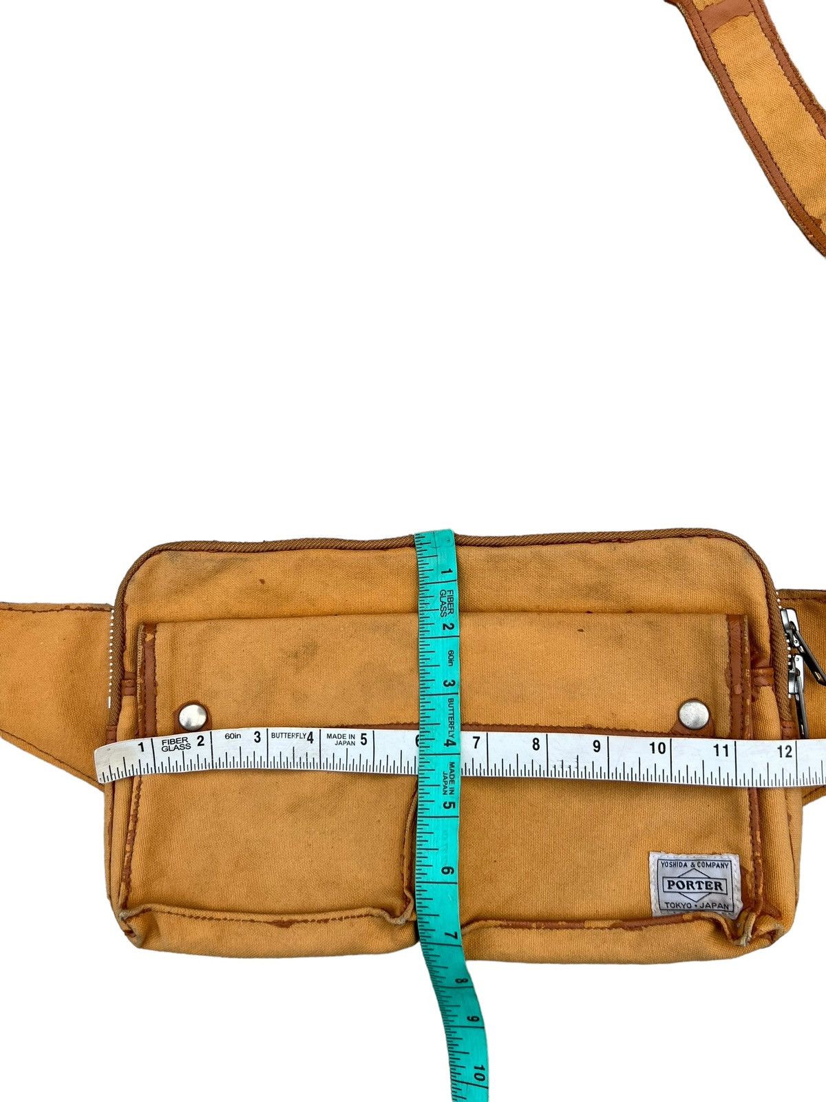 Porter Vintage Porter Yoshida Distress Coated PU Waist Bag Size ONE SIZE - 25 Thumbnail