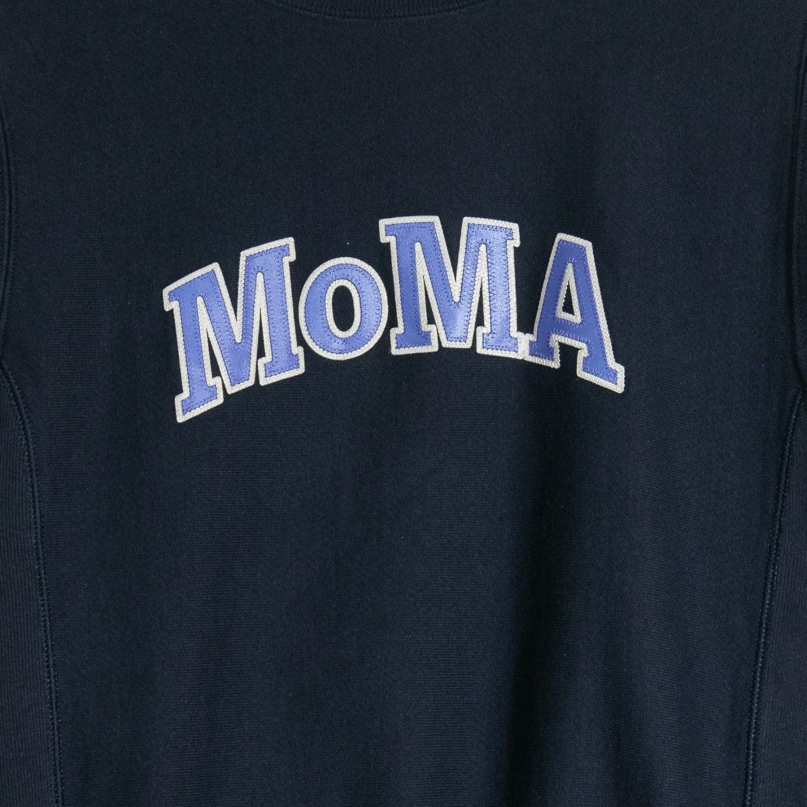 Champion MoMA Champion Reverse Weave Sweatshirt XS - Blue Distressed Size US XS / EU 42 / 0 - 3 Thumbnail