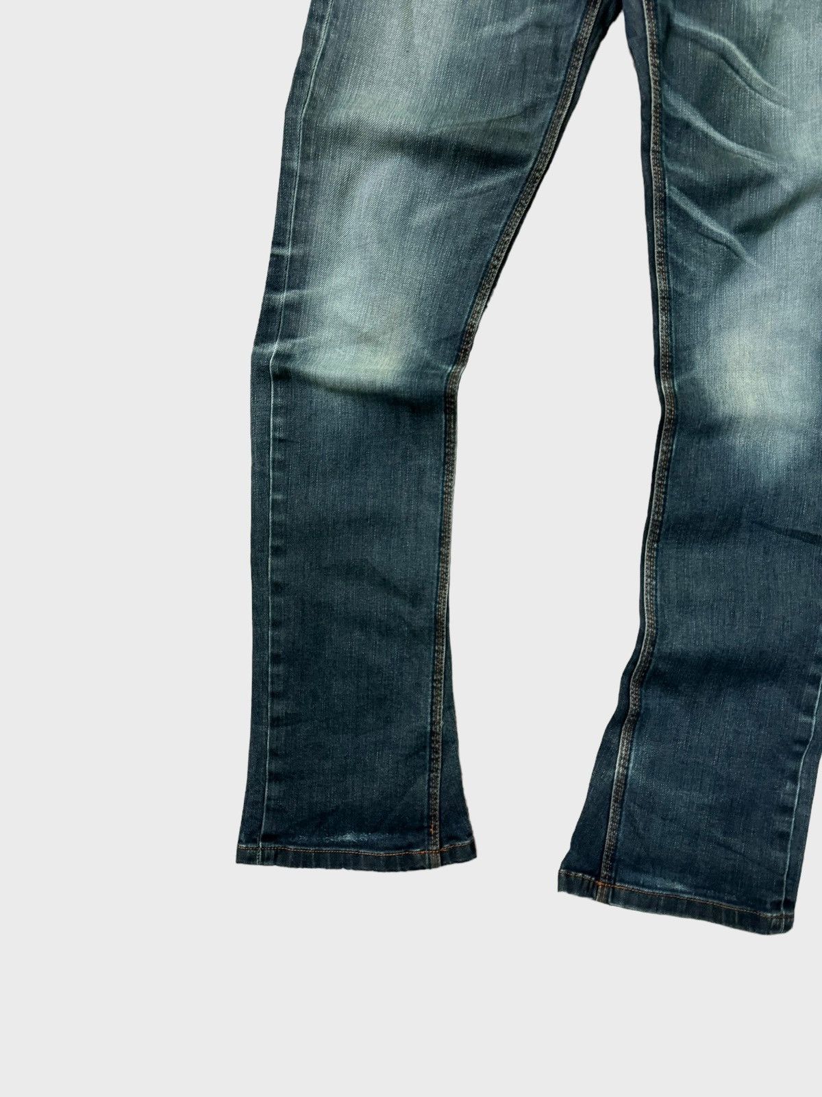 5351 POUR LES HOMMES VTG Nicole Club For Men Fade Blue Stretch Denim Flare Jeans Size US 30 / EU 46 - 7 Thumbnail
