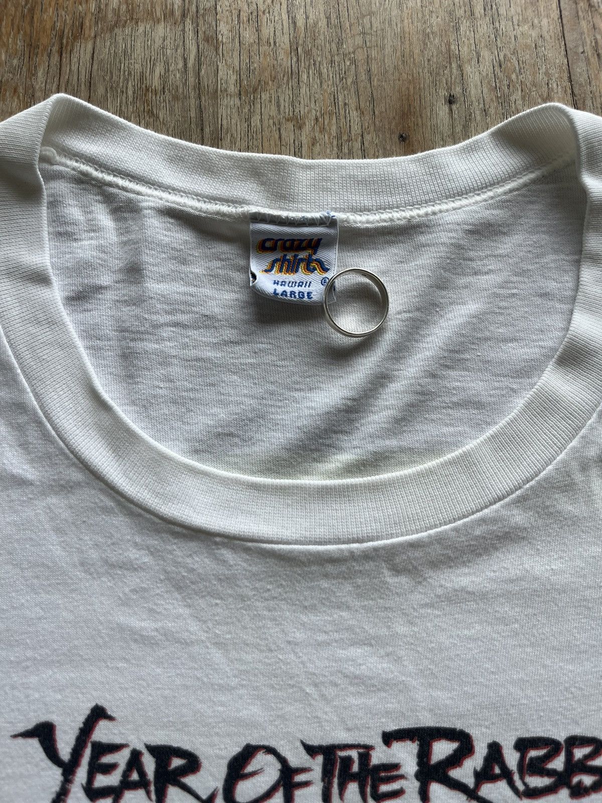 Vintage Vintage YEAR OF THE RABBIT 1999’s by Crazy Shirt Size US L / EU 52-54 / 3 - 5 Thumbnail
