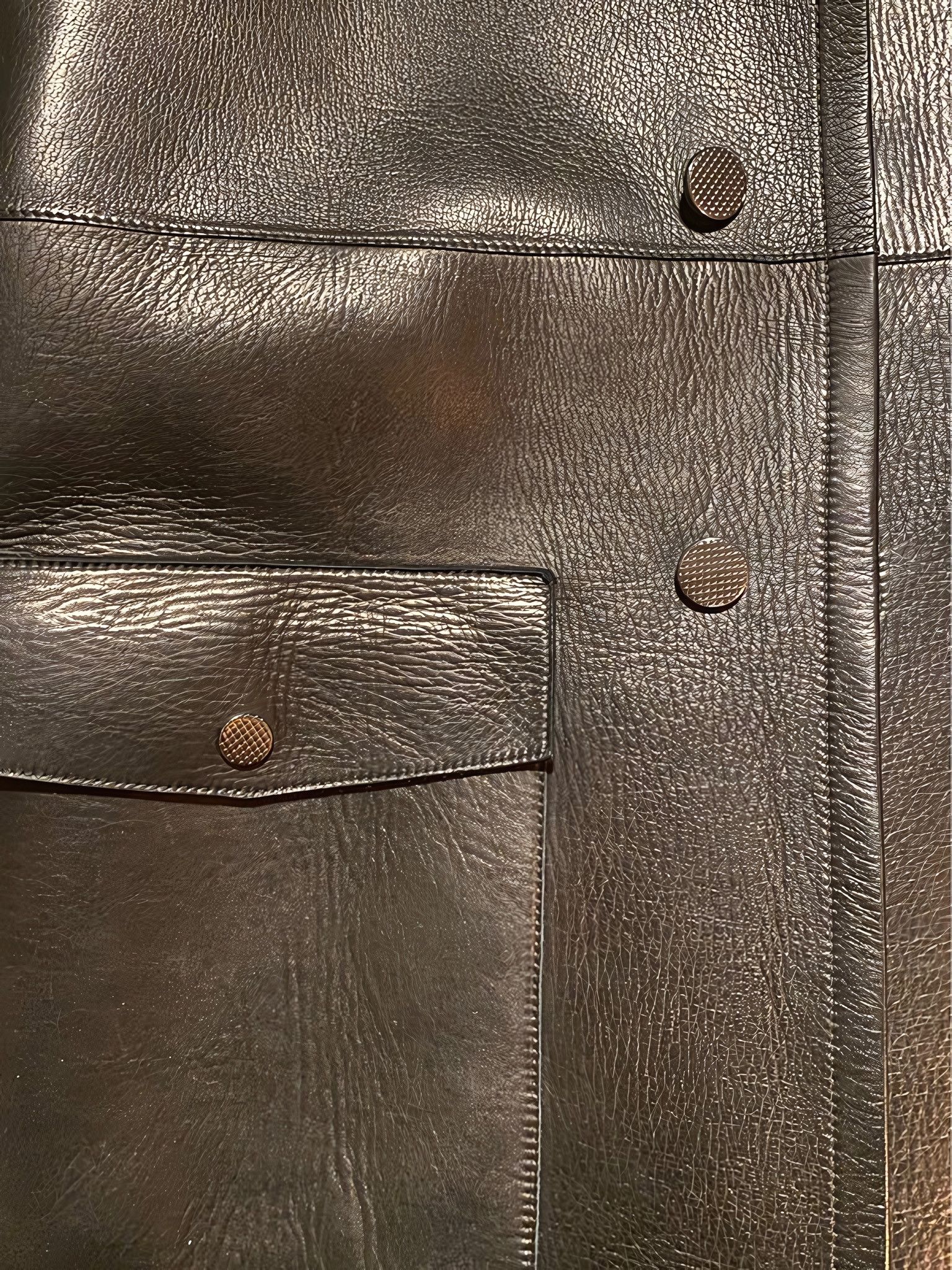 Roberto Cavalli LEATHER TRENCH COAT Size US L / EU 52-54 / 3 - 6 Thumbnail