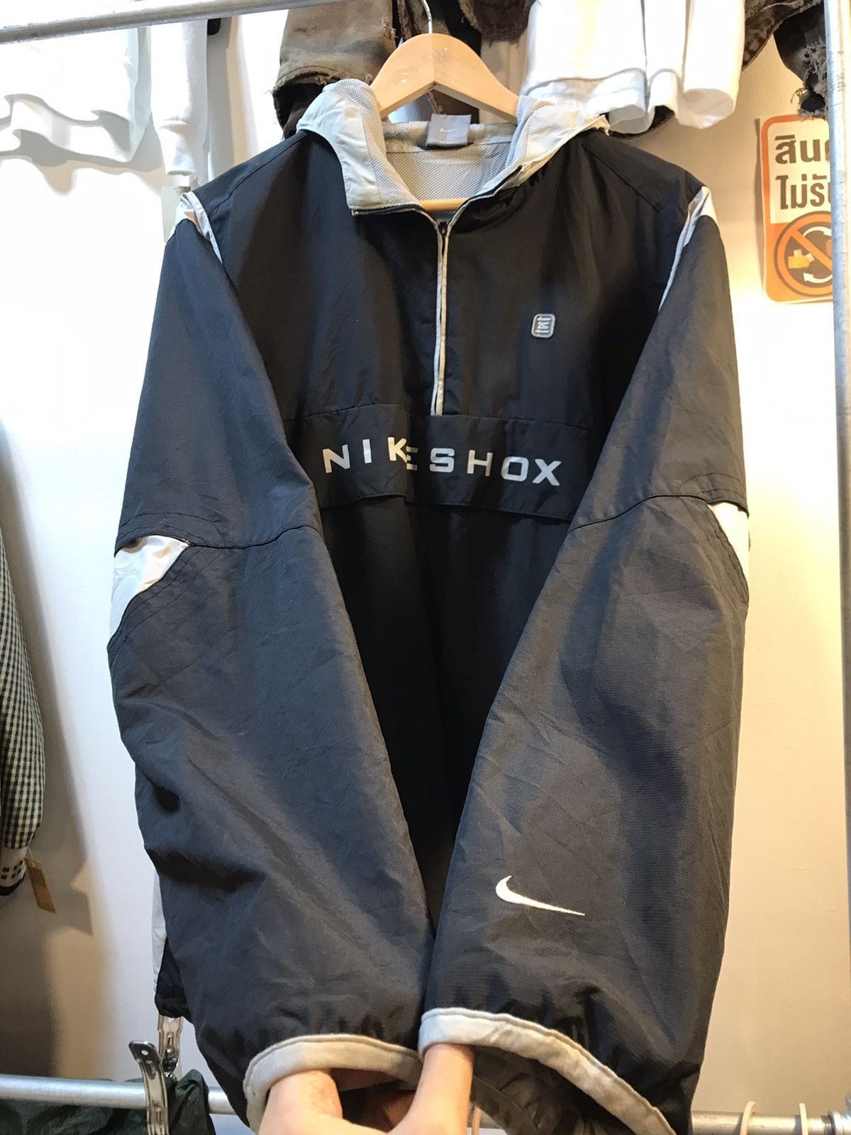 Vintage Y2K Nike Shox Windbreaker Half Zip