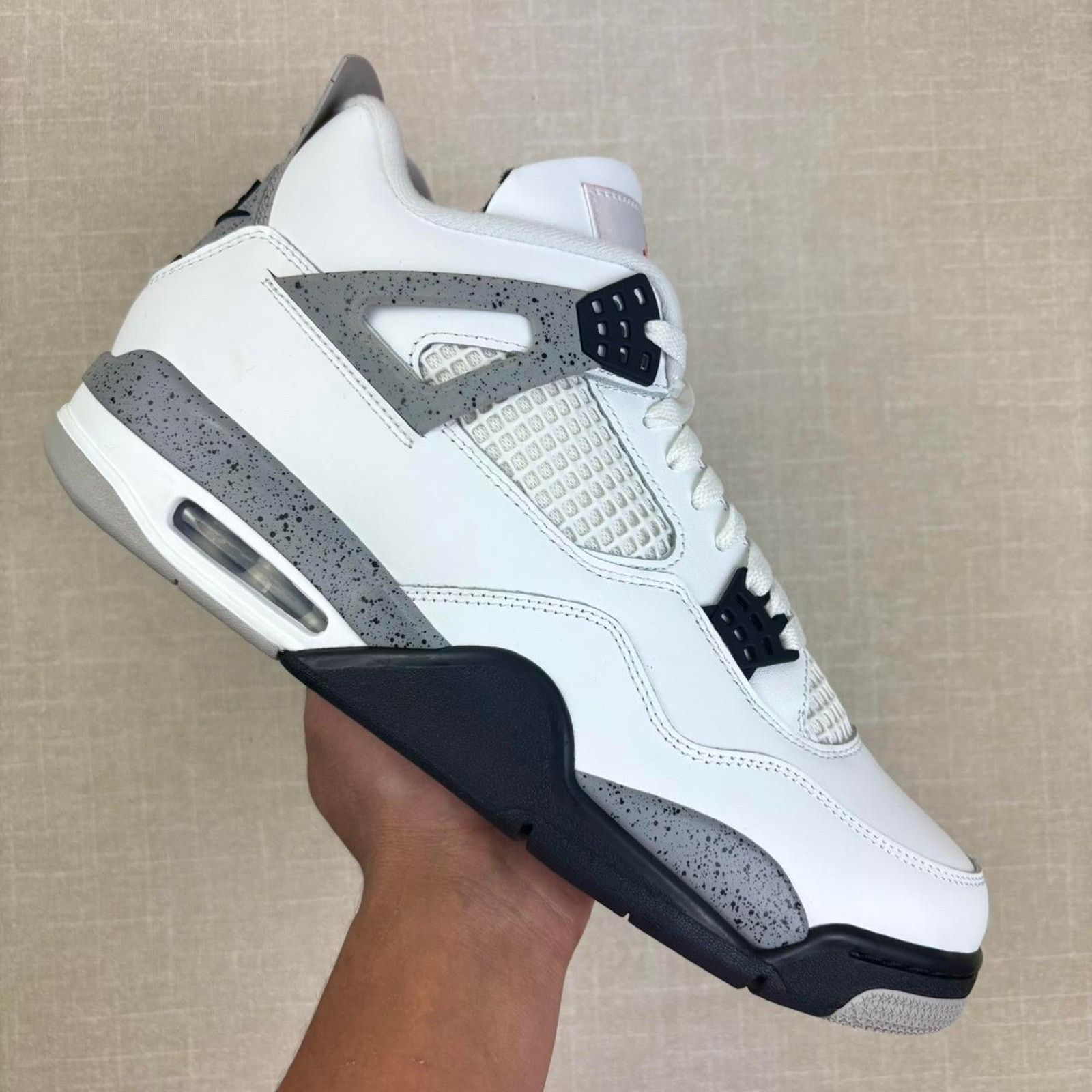 Jordan Brand 🪨 2025 Jordan 4 Retro “White Cement” 12M Size US 12 / EU 45 - 1 Thumbnail