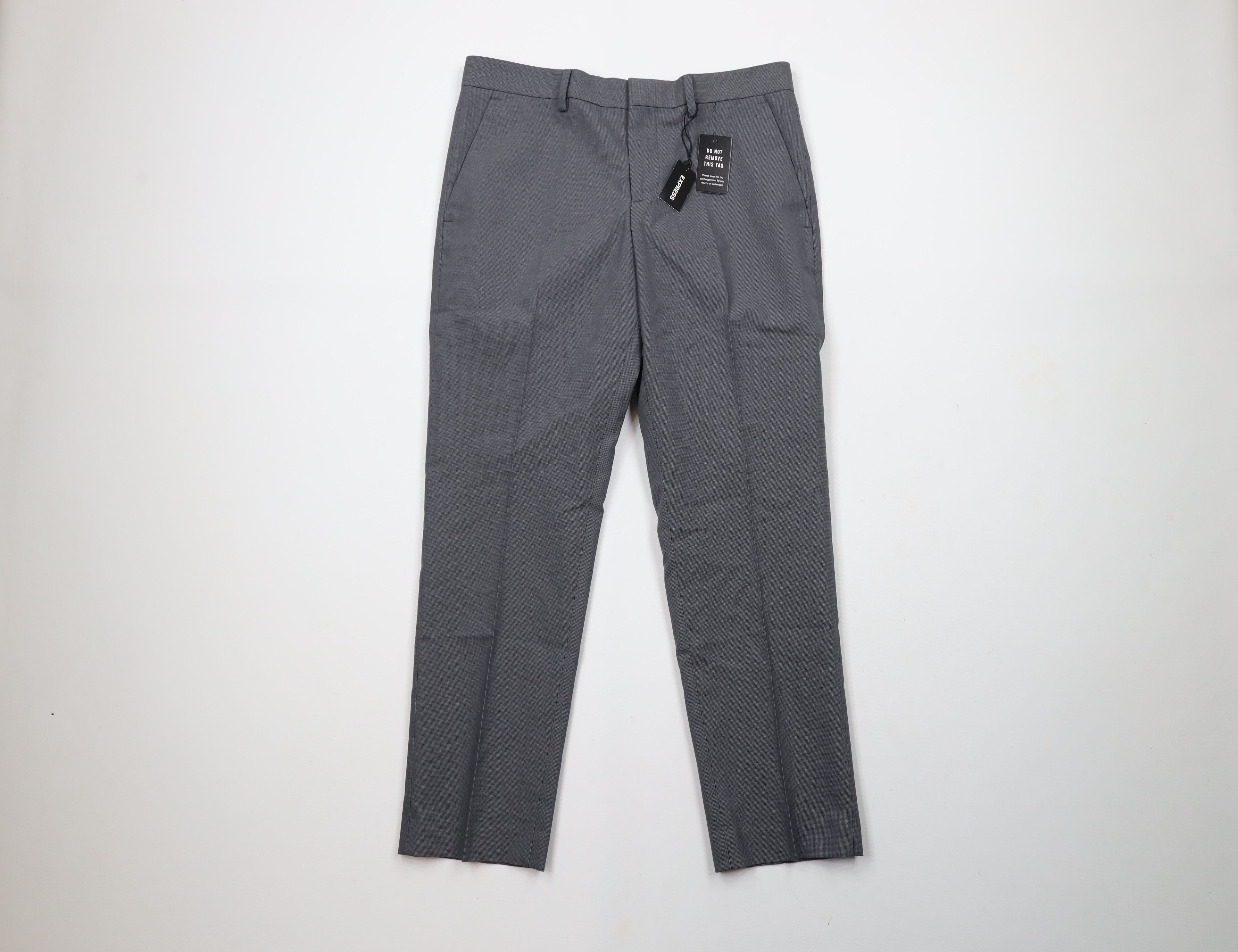 Express × Vintage New Express Stretch Flat Front Chino Pants Trousers Slacks Size 28" / US 6 / IT 42 - 1 Thumbnail