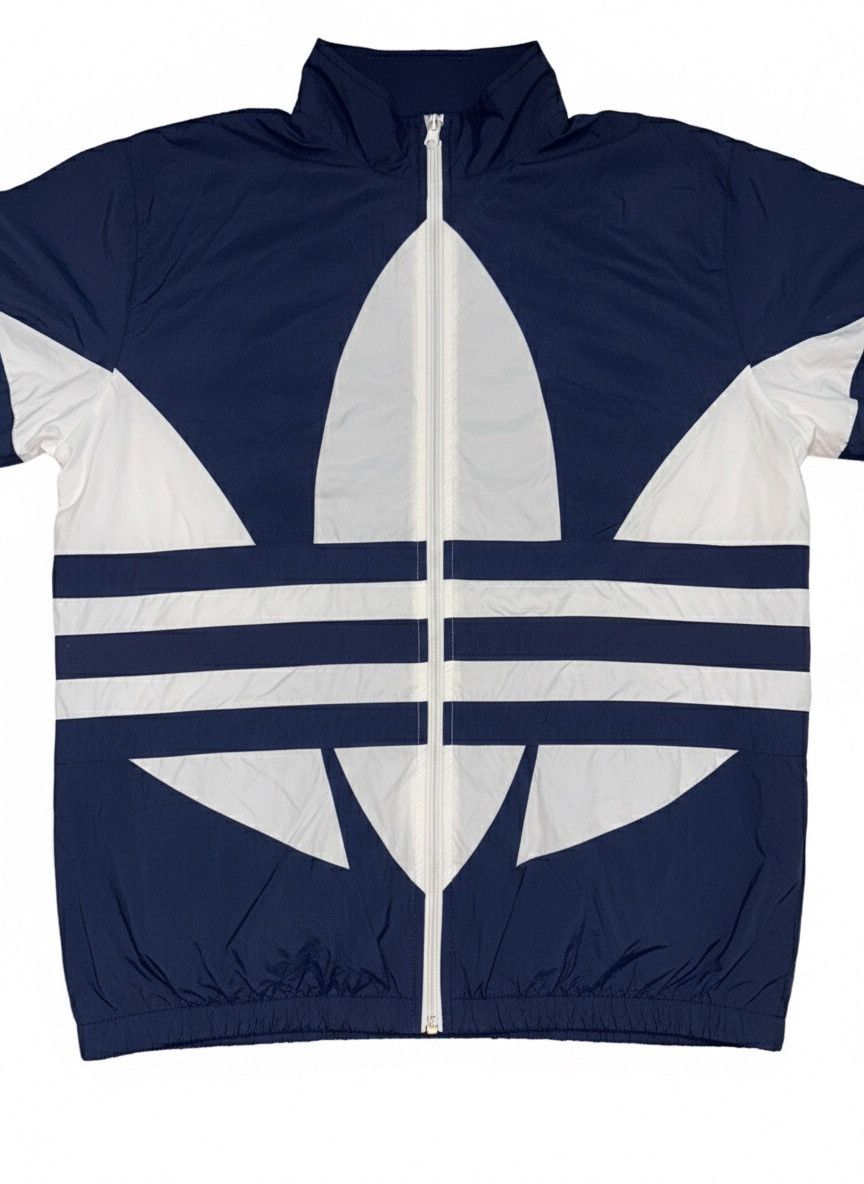 Adidas vintage Adidas Originals Big Trefoil Windbreaker Size US L / EU 52-54 / 3 - 3 Thumbnail