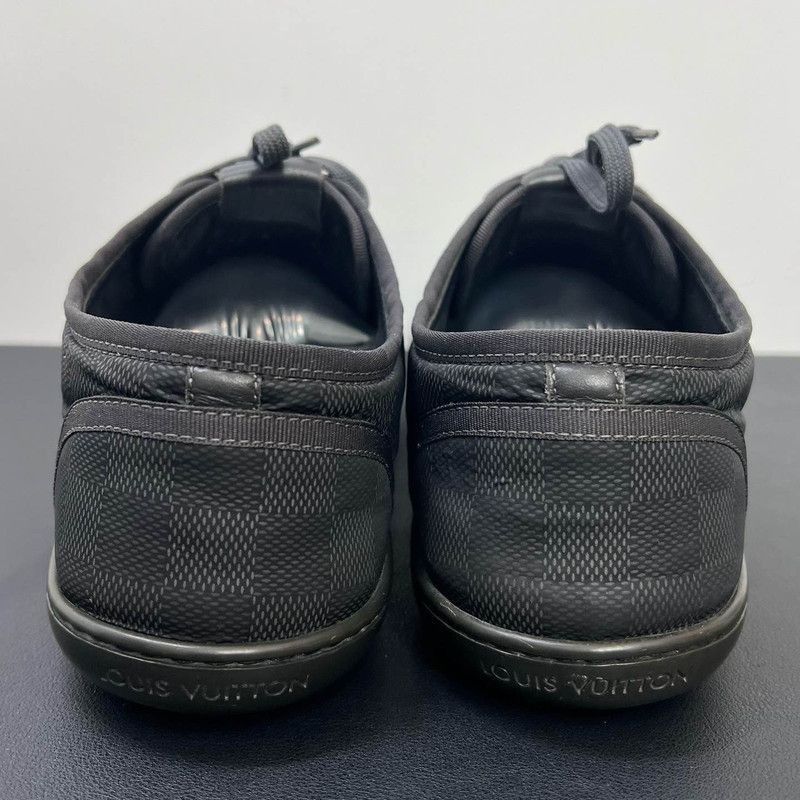 Louis Vuitton Louis Vuitton Men's Black Casual Sneakers - Size US 9.5 / EU 42-43 - 3 Thumbnail