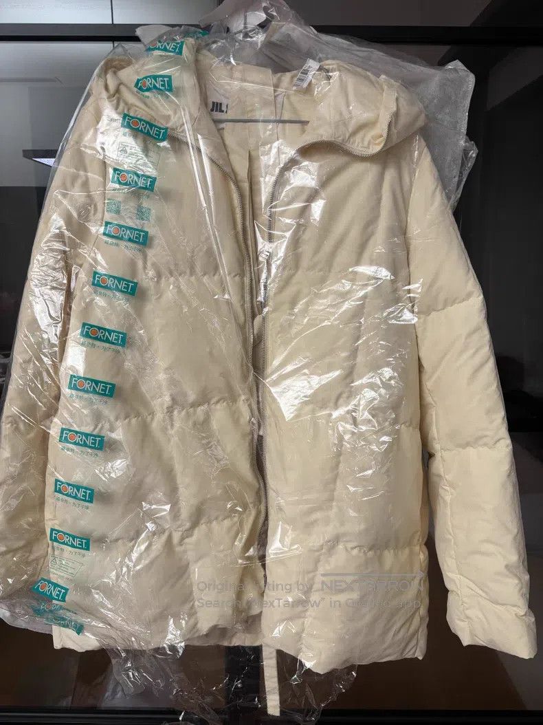 Jil Sander Jil Sander size 34 Beige zippered down jacket with hood Size M / US 6-8 / IT 42-44 - 3 Thumbnail