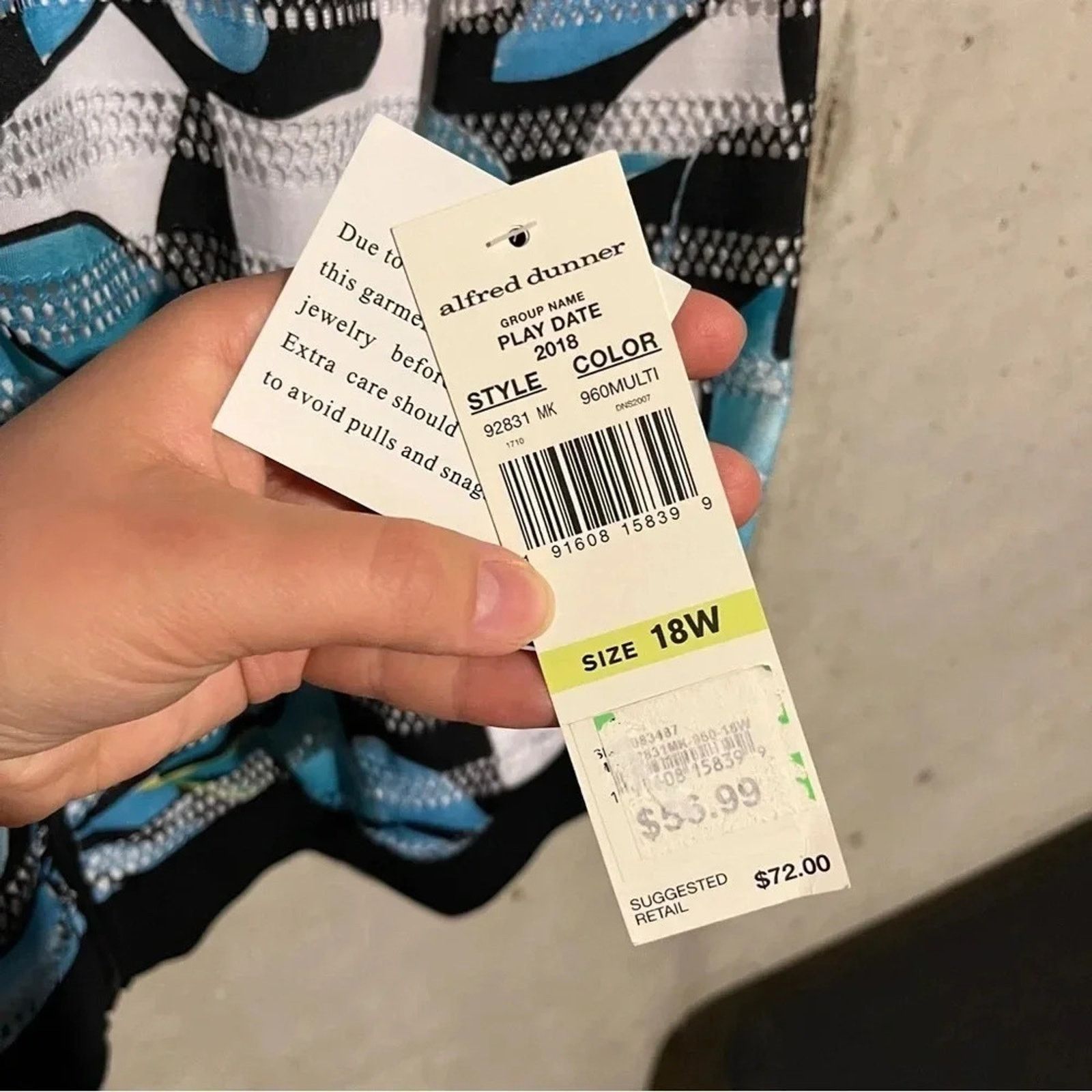 Other NWT Alfred Dunner Womens 18W Play Date Jacket Zip Front Size XXL / US 16-18 / IT 52-54 - 4 Thumbnail