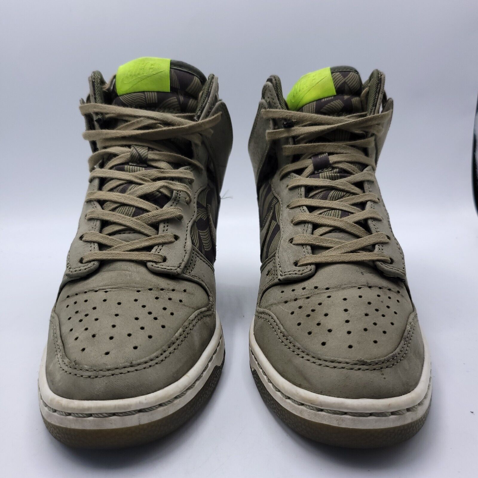 Nike Nike Dunk Sky Hi Shoe Womens Size 7.5 543217-200 Green Size US 7.5 / IT 37.5 - 2 Thumbnail