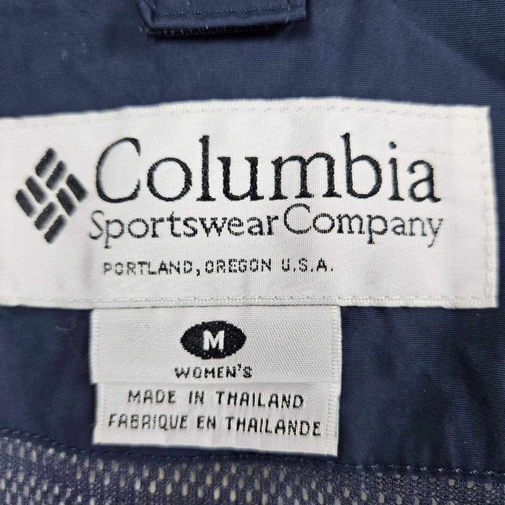 Doublet Columbia Jacket Medium Blue Titanium Omni Tech Waterproof Breathable Double Zip Size M / US 6-8 / IT 42-44 - 3 Thumbnail