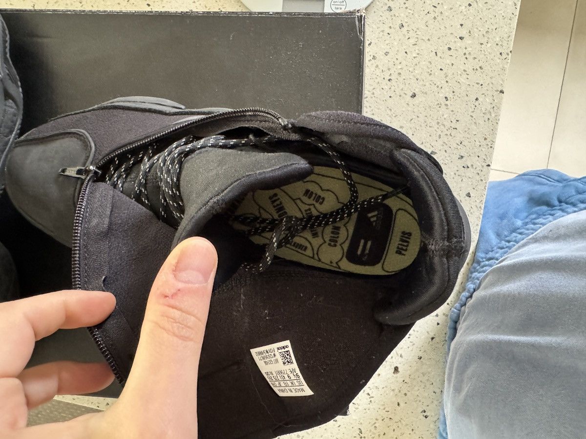 Adidas × Pharrell BYW 0 To 60 'Triple Black High Top Sneaker Boots GX2486 Size US 9.5 / EU 42-43 - 10 Thumbnail