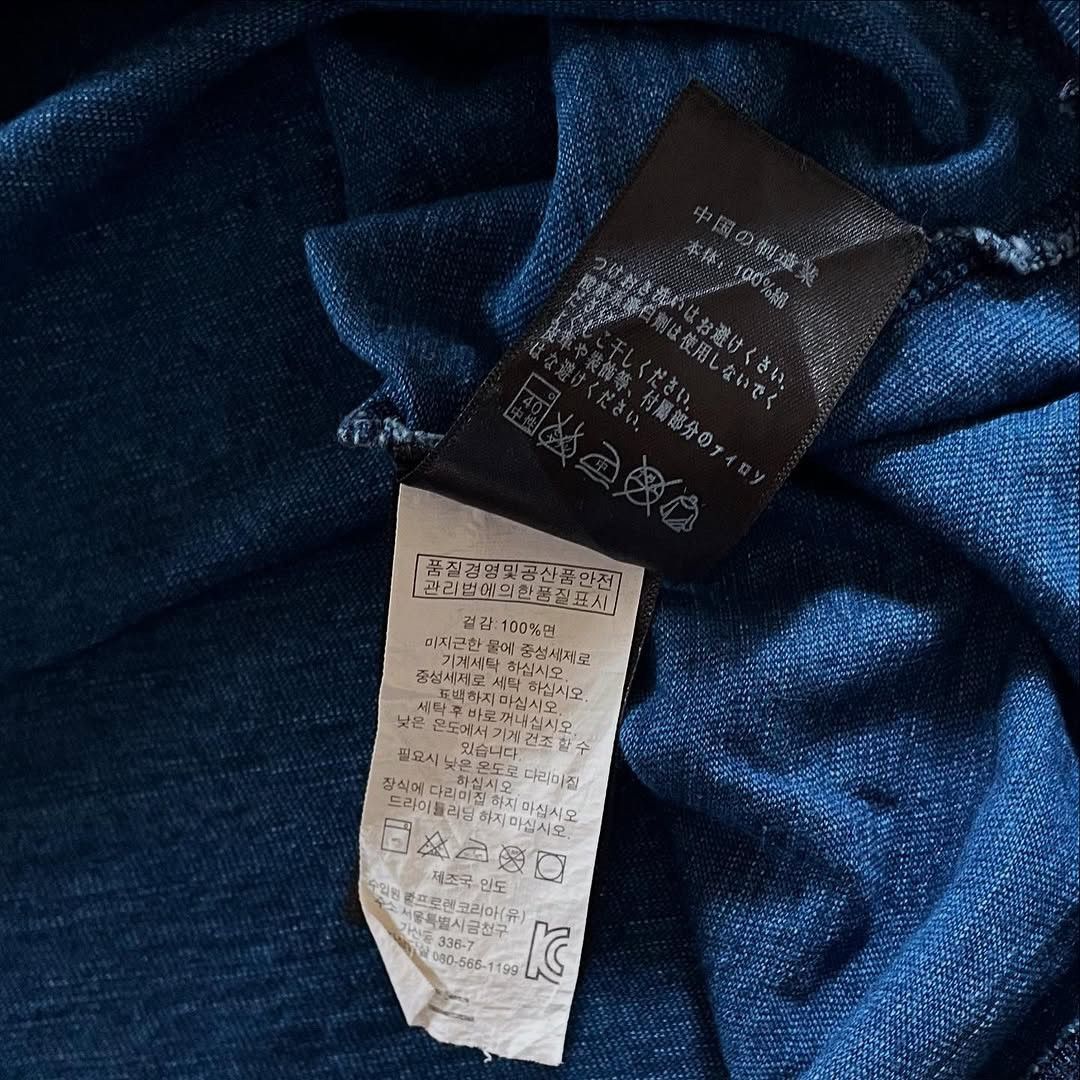 RRL Ralph Lauren LAST CALL‼️RRL Blue Indigo Long Sleeve Size US XXL / EU 58 / 5 - 9 Thumbnail