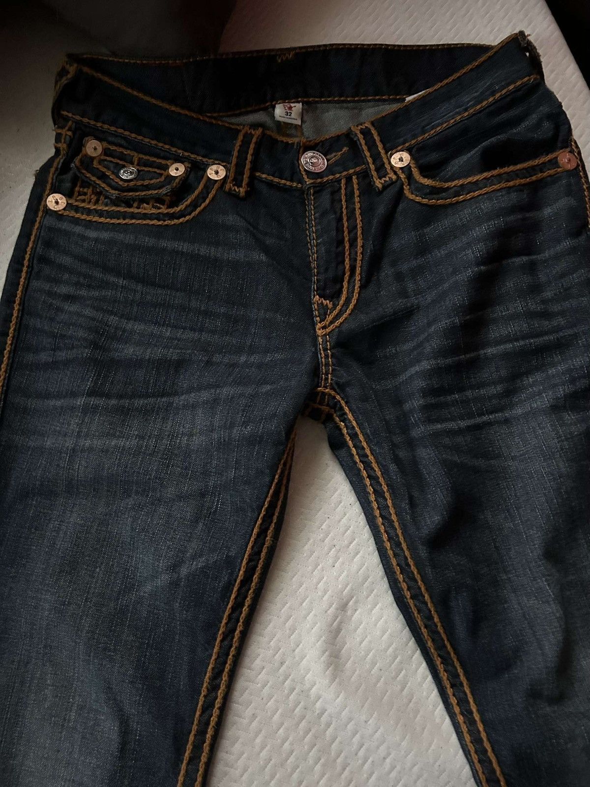 True Religion × Vintage True Religion Jeans Size US 32 / EU 48 - 2 Thumbnail