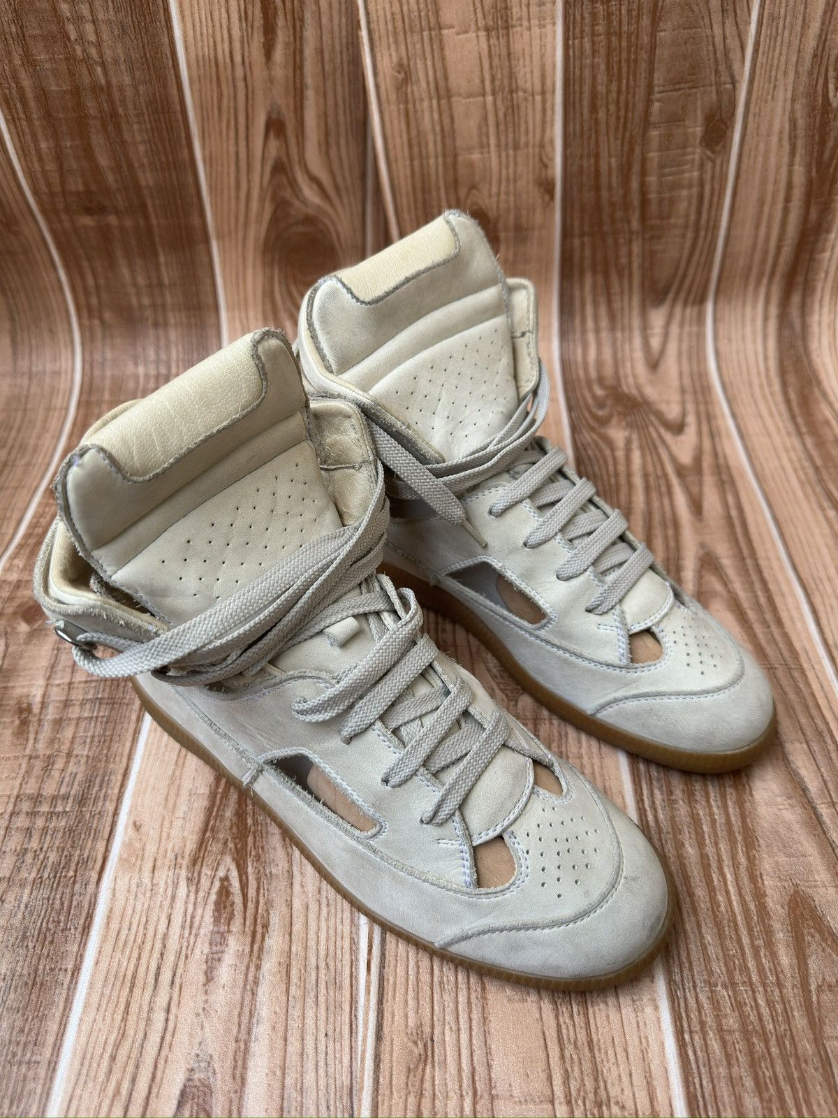 Maison Margiela Maison Margiela Archive GAT Replica Suede High tops Size US 6 / EU 39 - 1 Thumbnail