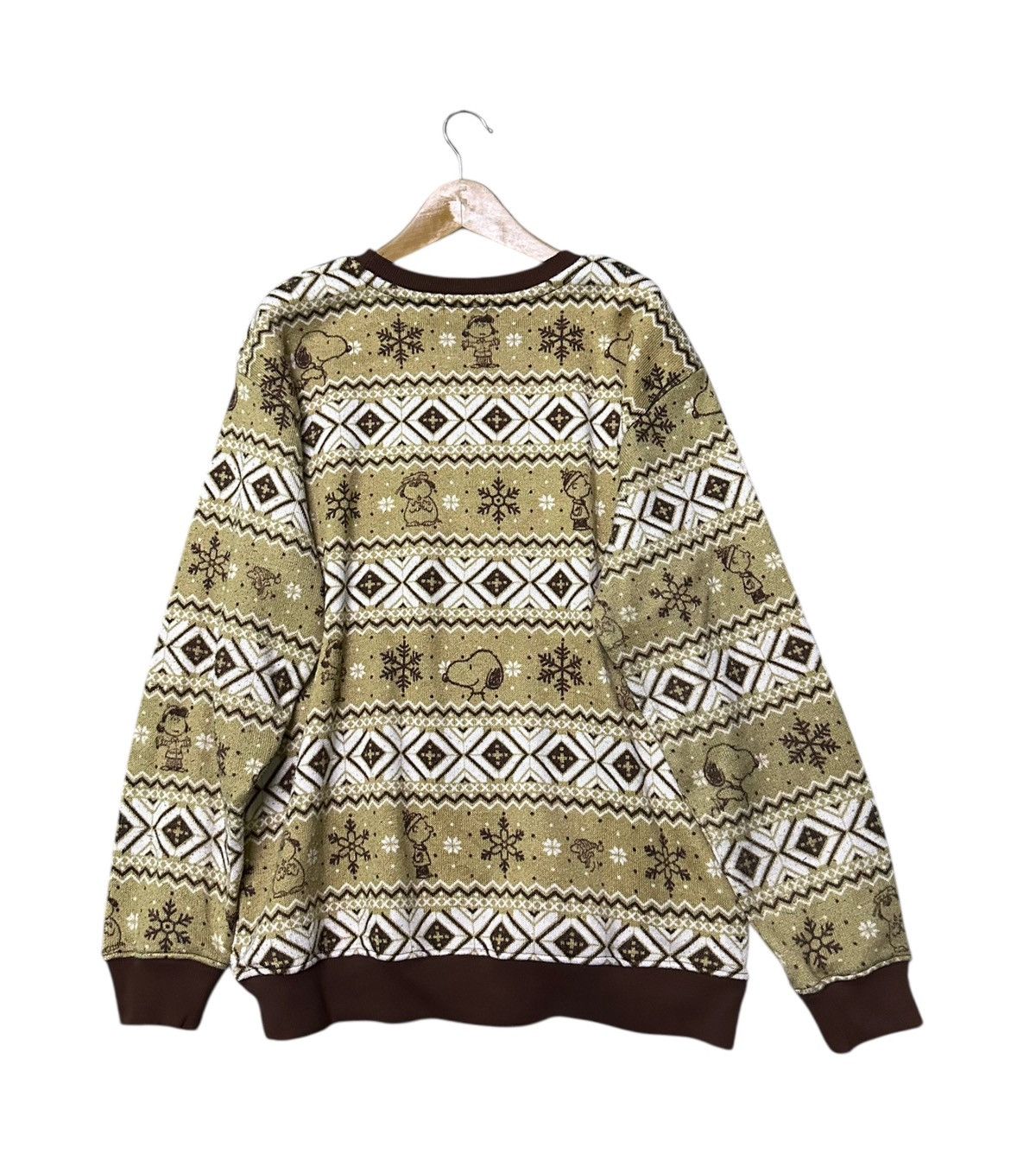 Peanuts Vintage snoopy cartoon printed pullover sweatshirt Size US L / EU 52-54 / 3 - 4 Thumbnail