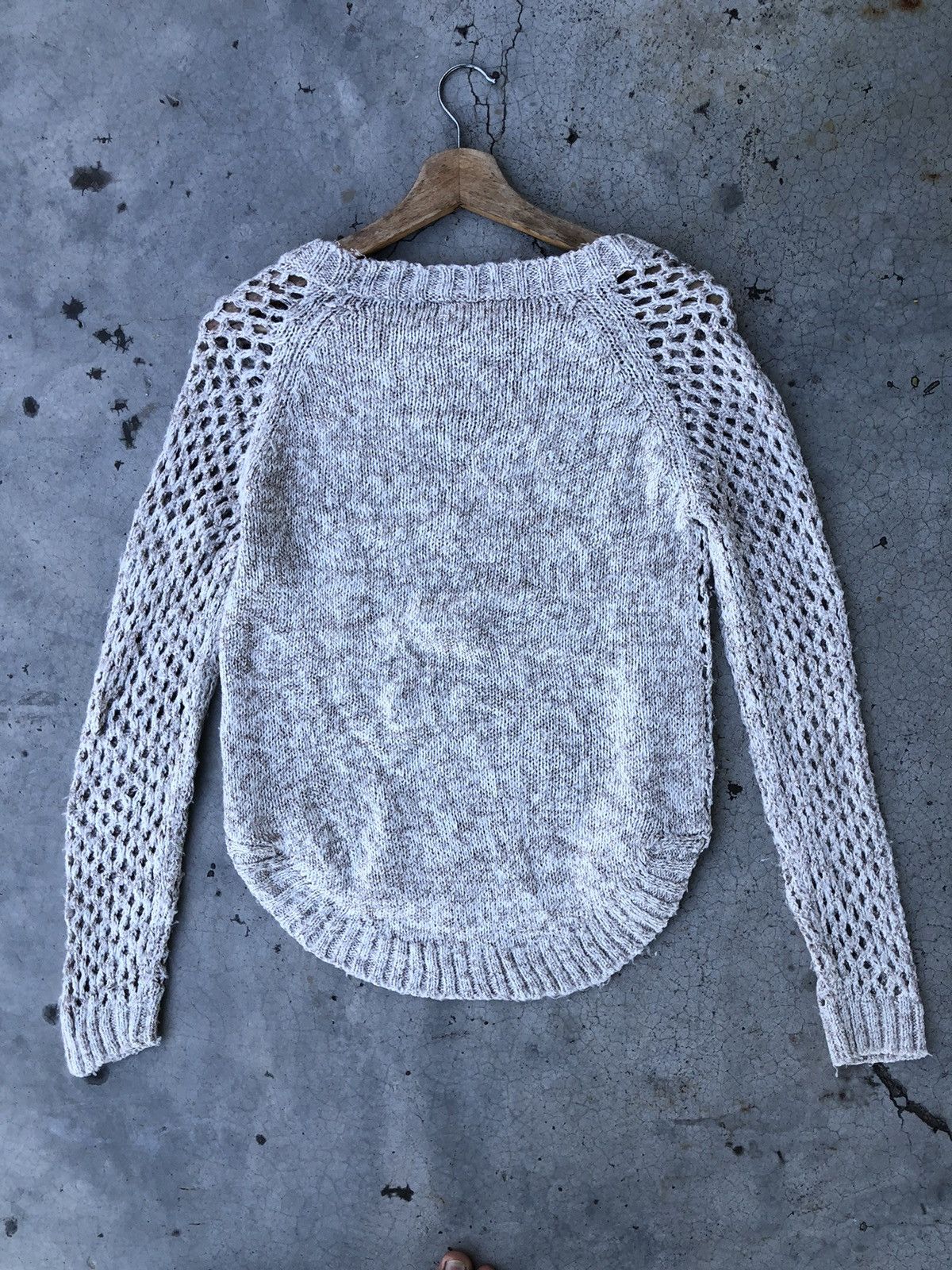 Japanese Brand Very Rare Knitting Jumper/Netting Pattern Size US XS / EU 42 / 0 - 8 Thumbnail